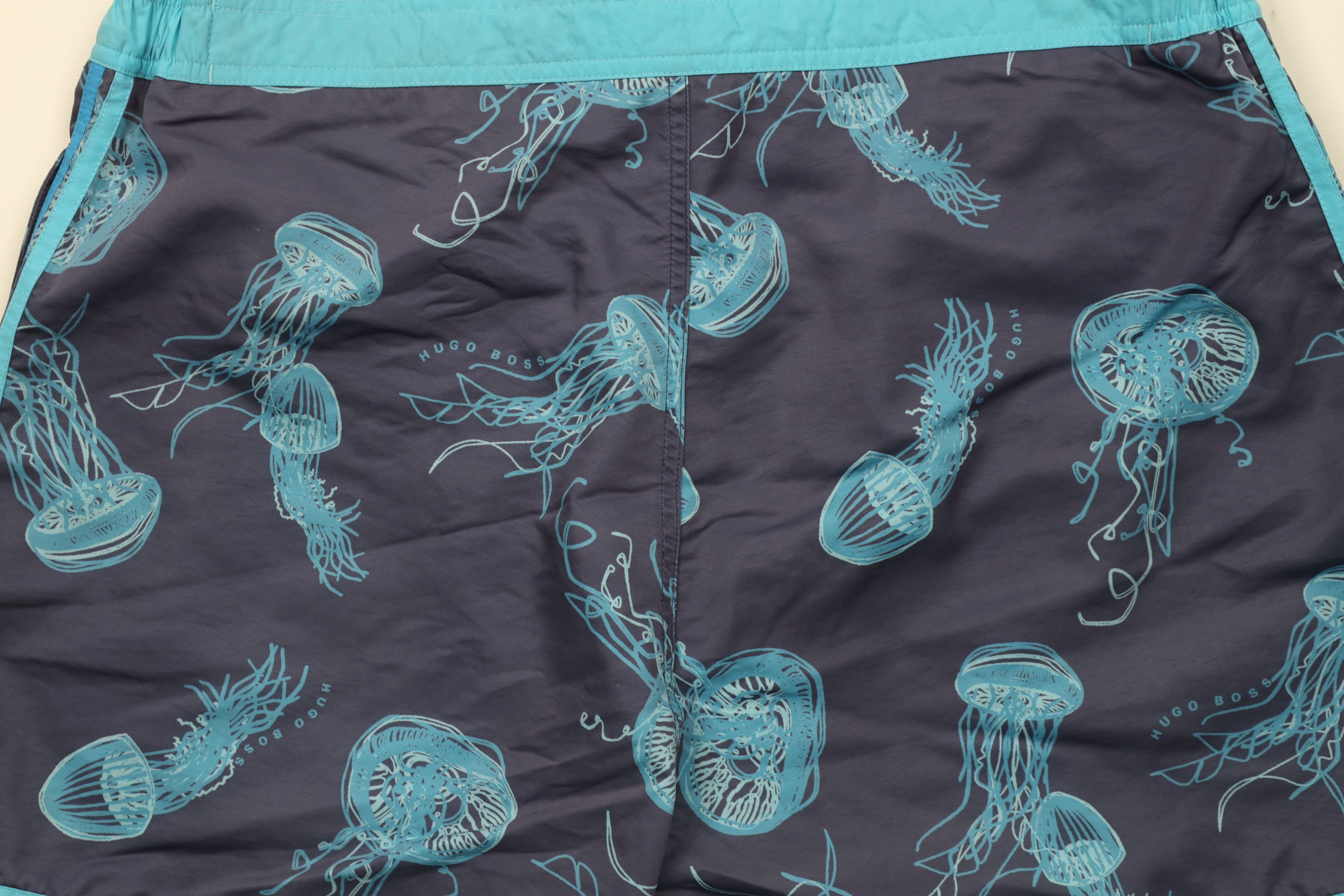 Hugo Boss × Vintage Hugo Boss All Over Print Above Knee Lined Swim Trunks Shorts Size US 36 / EU 52 - 13 Thumbnail