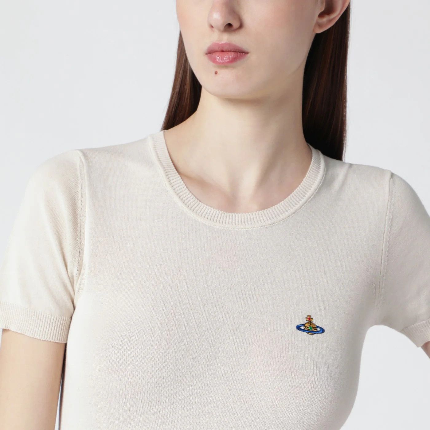Vivienne Westwood o1d2blof0526 Cotton Top in Cream Size XS / US 0-2 / IT 36-38 - 4 Thumbnail