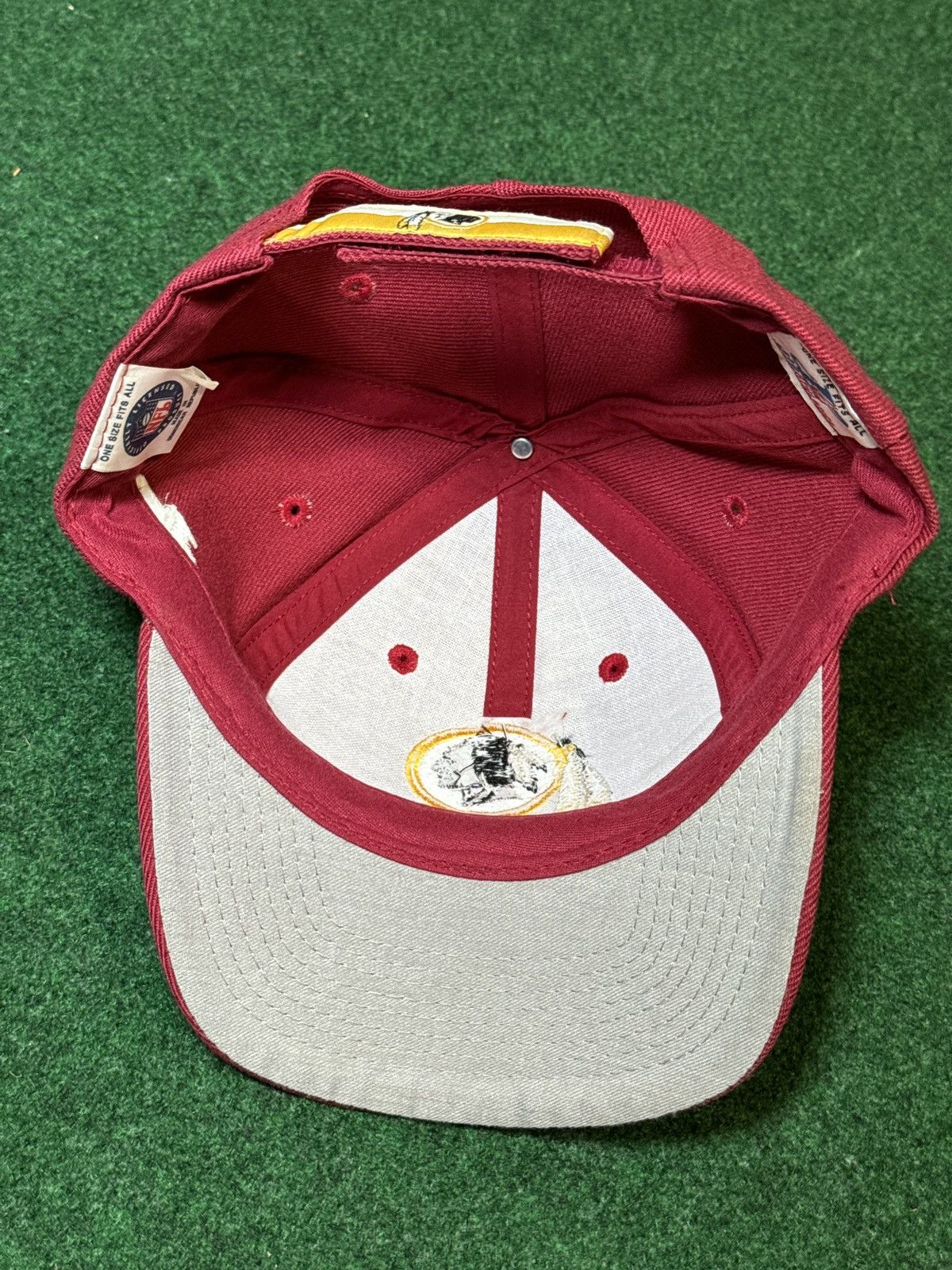 Logo Athletic × Vintage 90s Washington Redskins Logo Athletic Embroidered Hat Size ONE SIZE - 4 Thumbnail