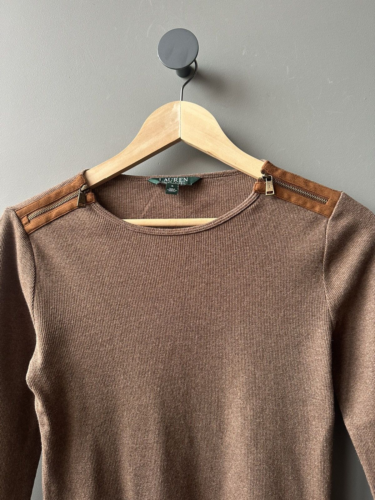 Lauren Ralph Lauren Lauren Ralph Lauren Cotton Sweatshirt Zipper Size S Size S / US 4 / IT 40 - 2 Thumbnail
