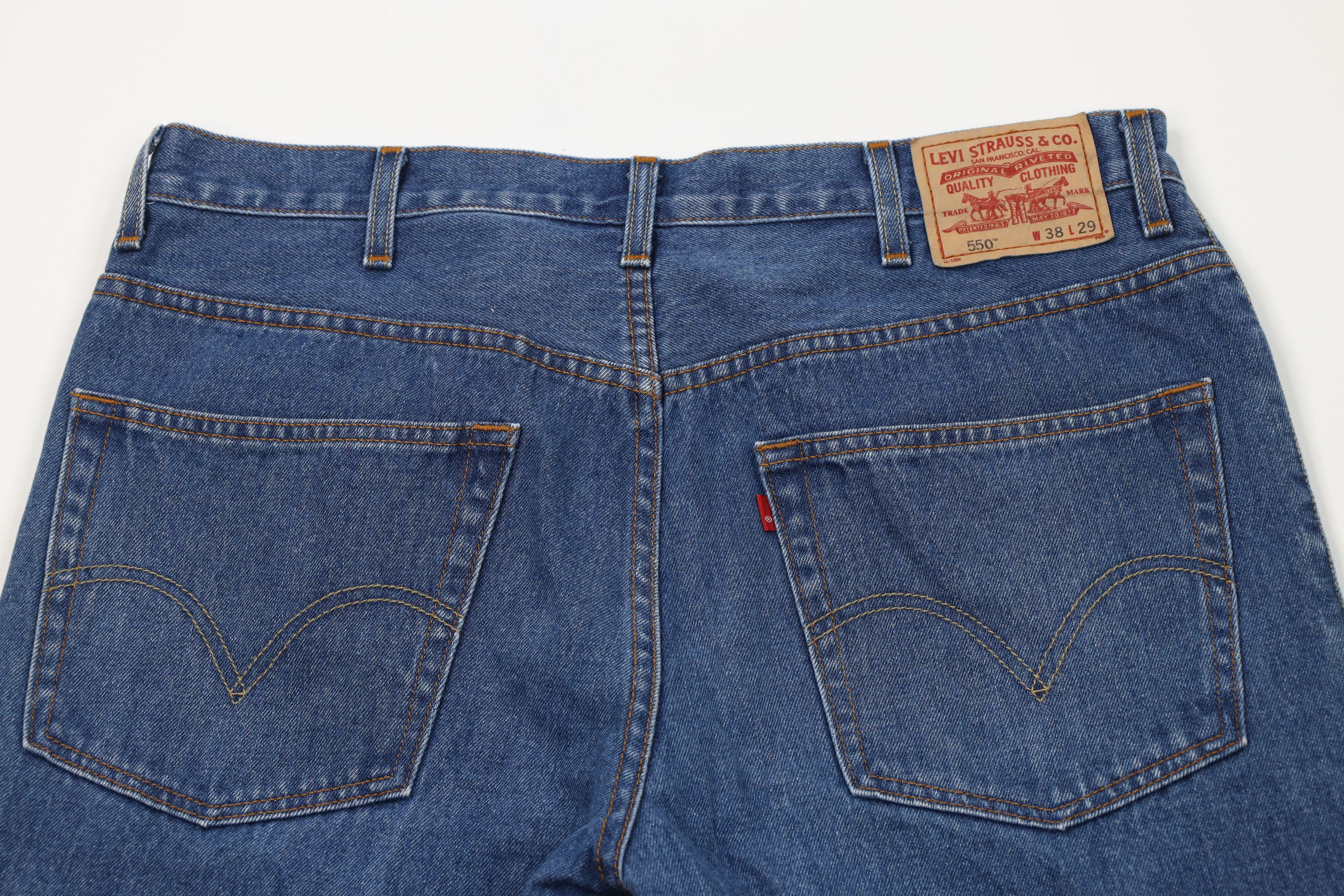 Levi's Vintage Y2K 2005 Levis 550 Fit Denim Jeans Blue Cotton Size US 38 / EU 54 - 11 Thumbnail