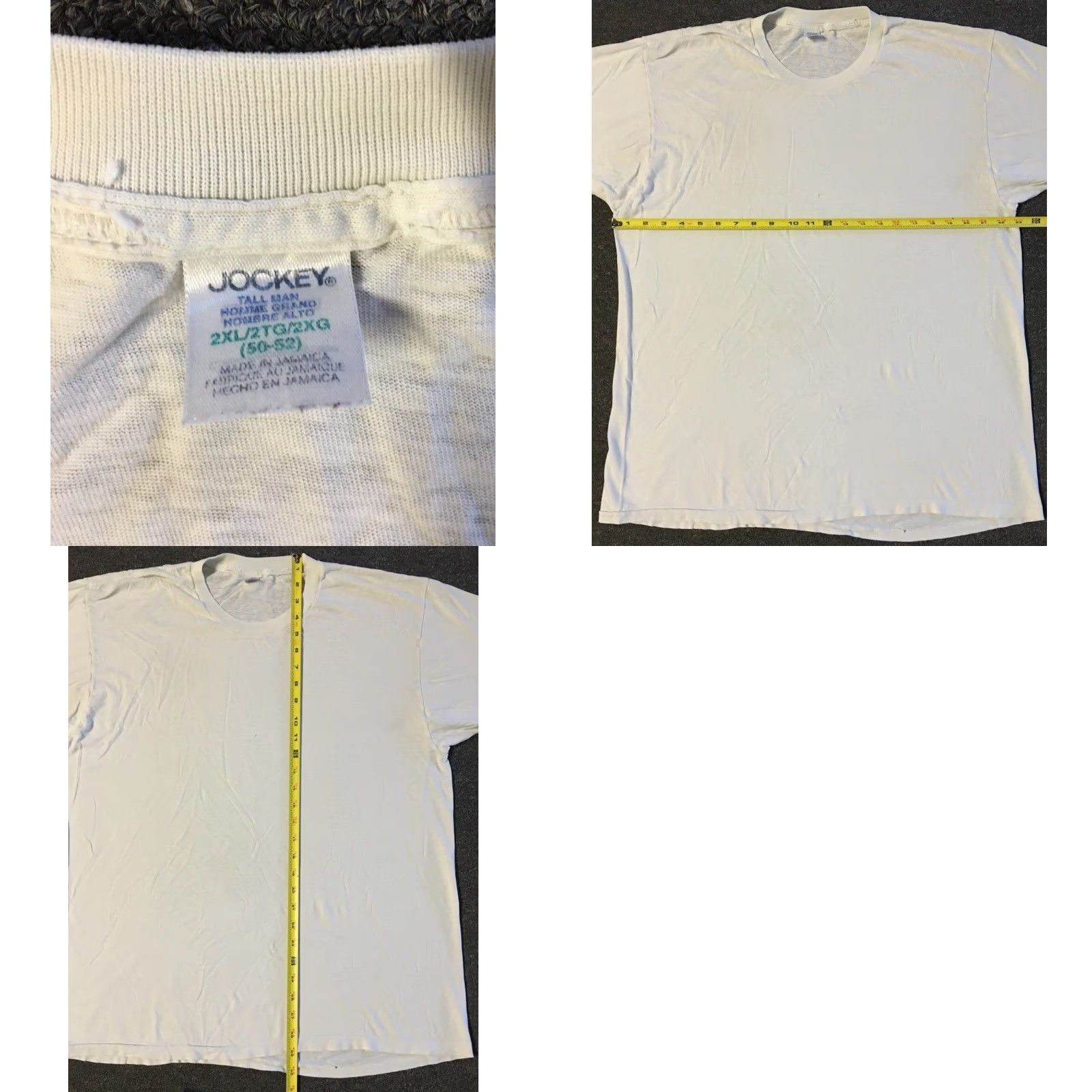 Vintage VINTAGE 90s Faded Distress Shirt XL White Grunge Biker Punk Skate Surf Trucker Army PE 80s Shirt Mens XL White 90s Distressed Grunge Biker Punk Size US XL / EU 56 / 4 - 9 Thumbnail