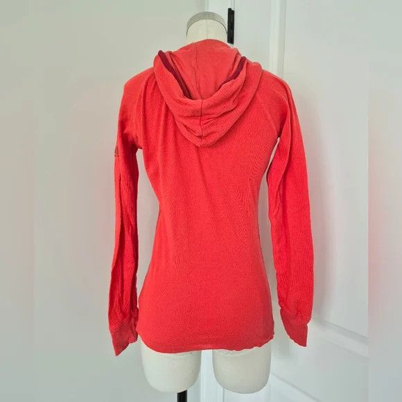 Gap 1/2 Button V-Neck Hooded Henley Fall School Spring Travel Size S / US 4 / IT 40 - 5 Thumbnail
