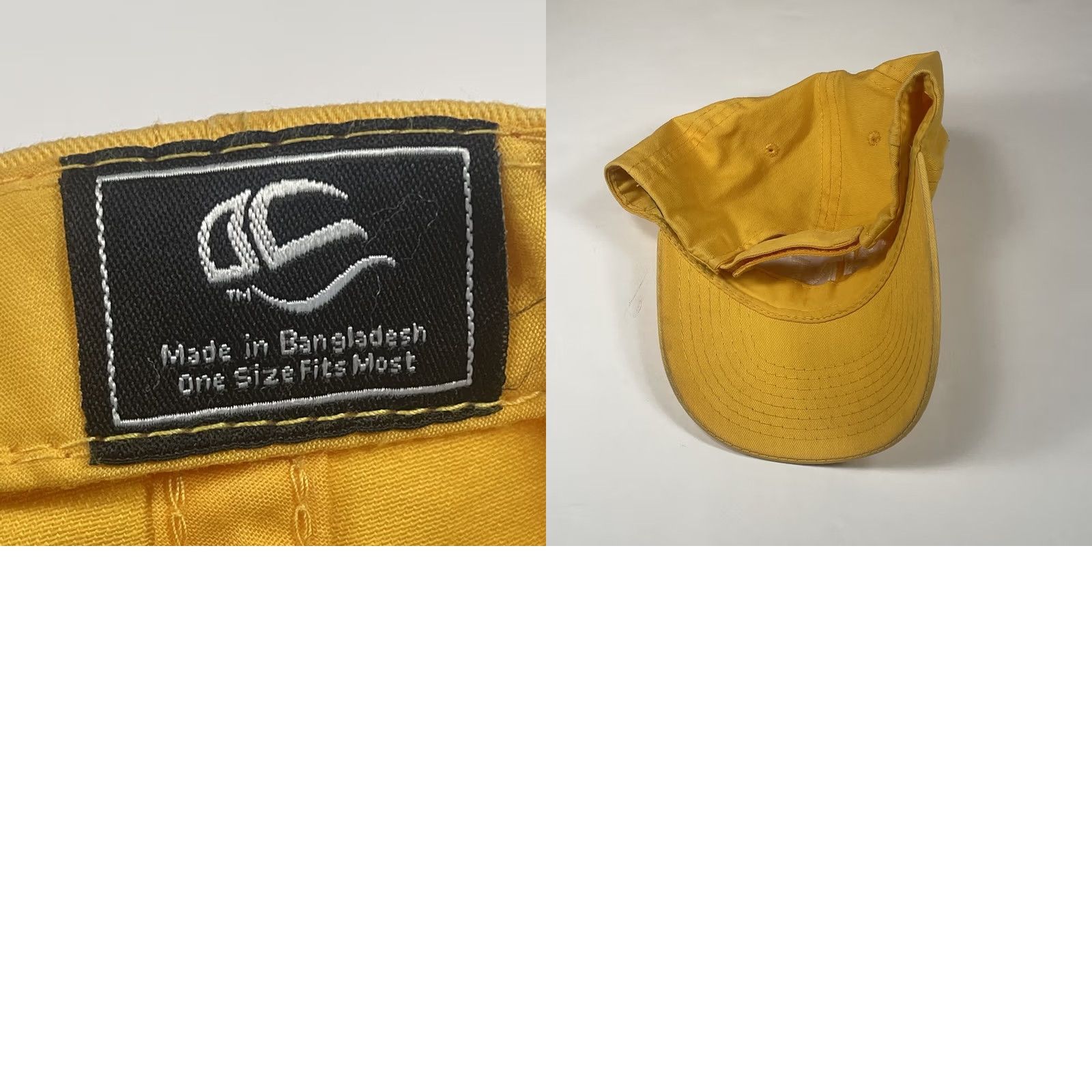 Vintage Outdoor Cap WN Embroidered Adjustable StrapBack Baseball HatCap Yellow Womens Size ONE SIZE - 8 Thumbnail