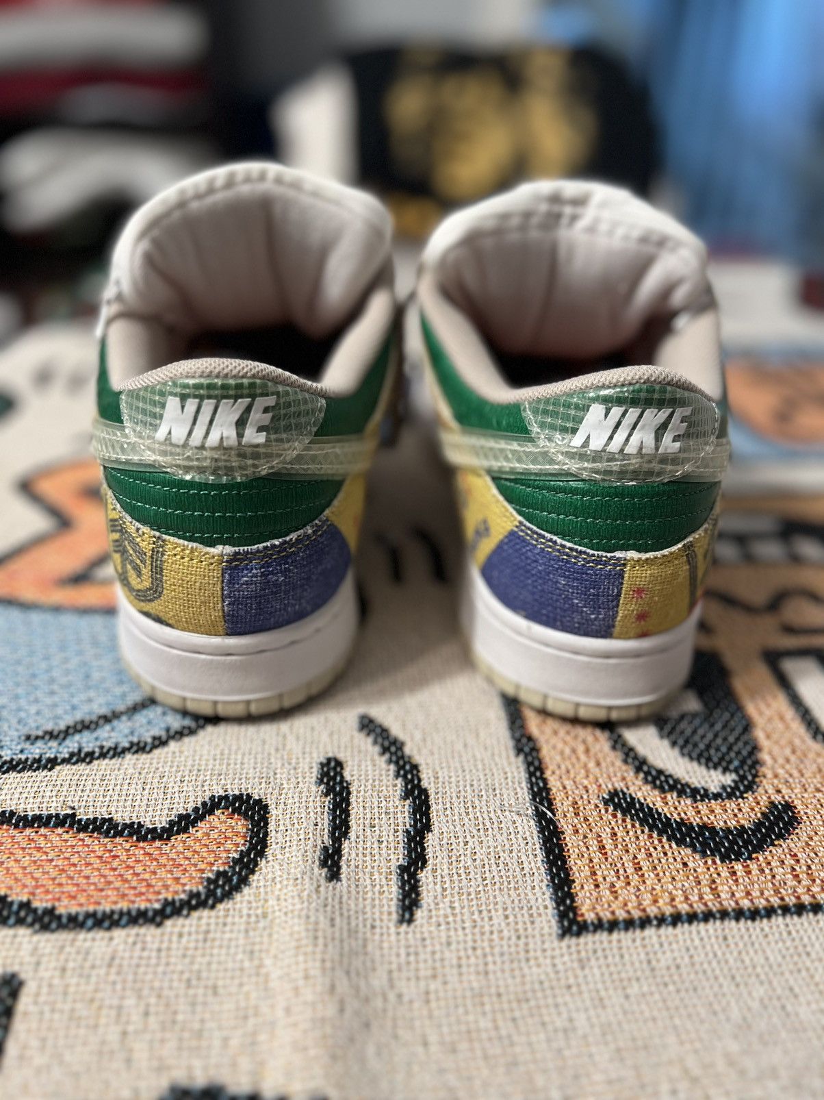 Designer × Nike × Vintage Dunk Low Patchwork Recycled material City Market Sz 11 Size US 11 / EU 44 - 5 Thumbnail