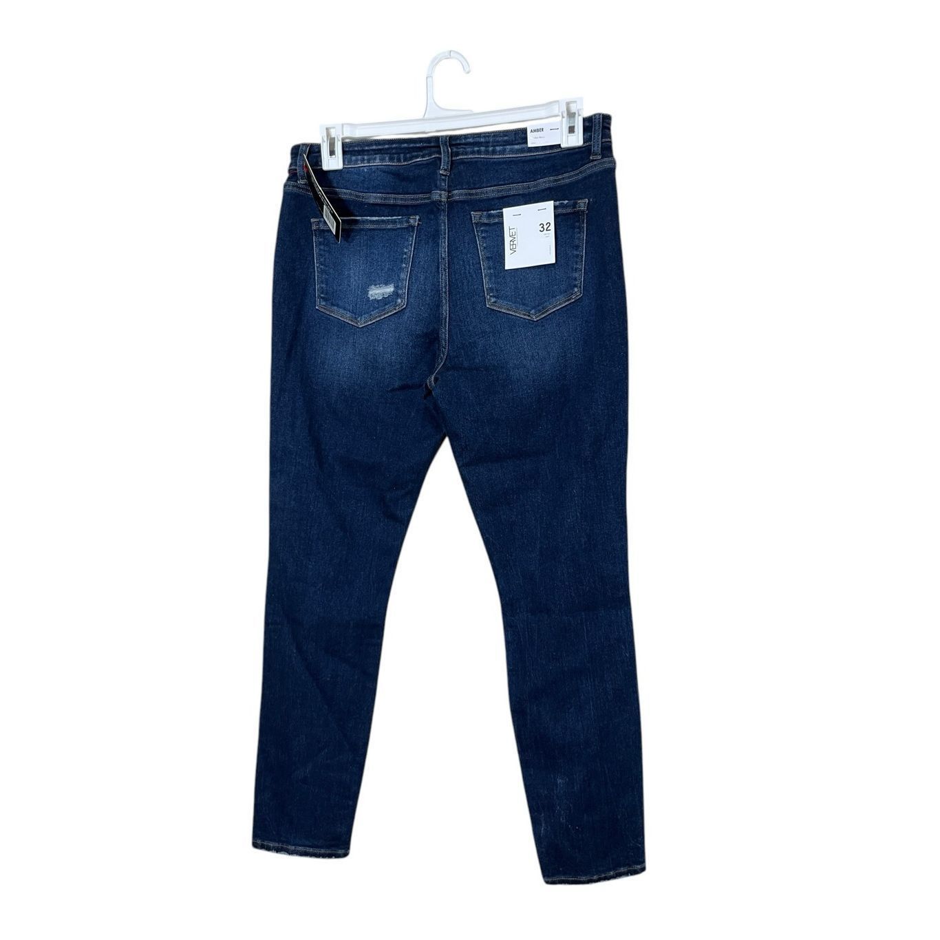 Other Vervet Amber Mid Rise Skinny Jeans Dark Wash size 32 NWT Size 32" / US 10 / IT 46 - 5 Thumbnail
