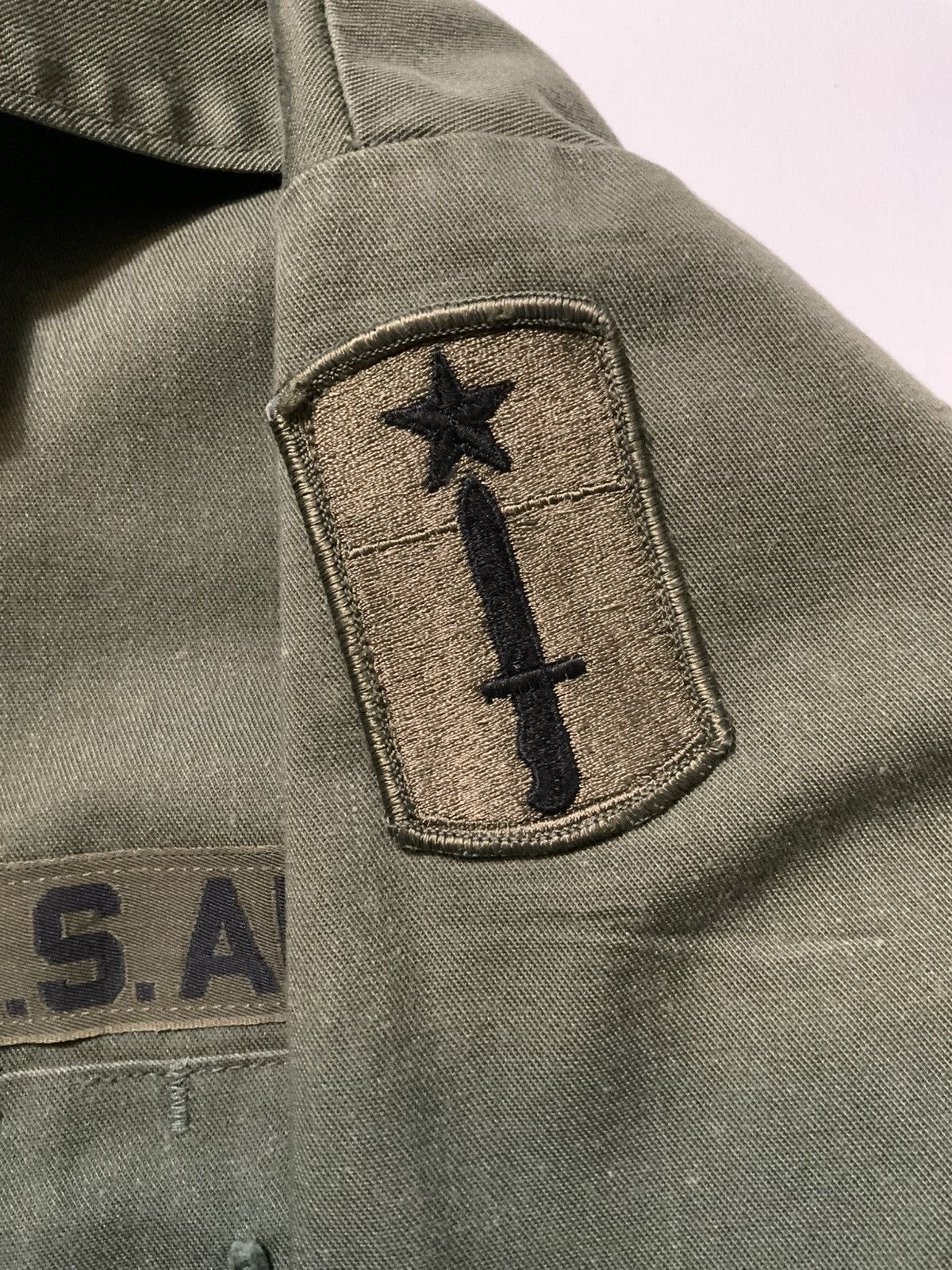Vintage Vintage Selma U.S. Army OG-507 Utility Fatigue Button Shirt Size US S / EU 44-46 / 1 - 7 Thumbnail