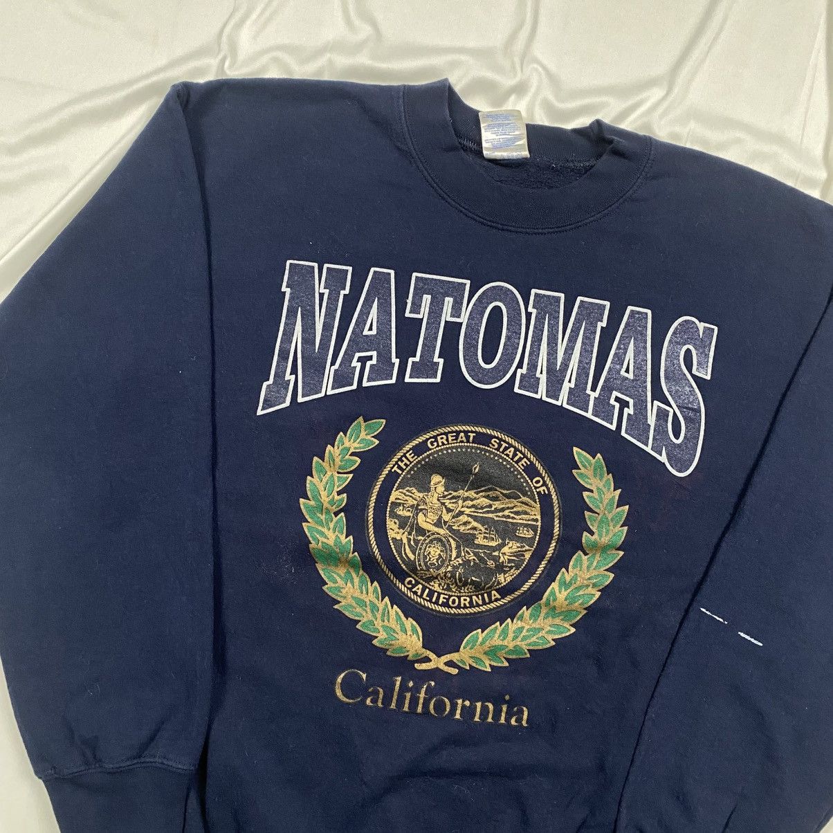 Gildan Vintage y2k Natomas California Crewneck Size US M / EU 48-50 / 2 - 2 Thumbnail