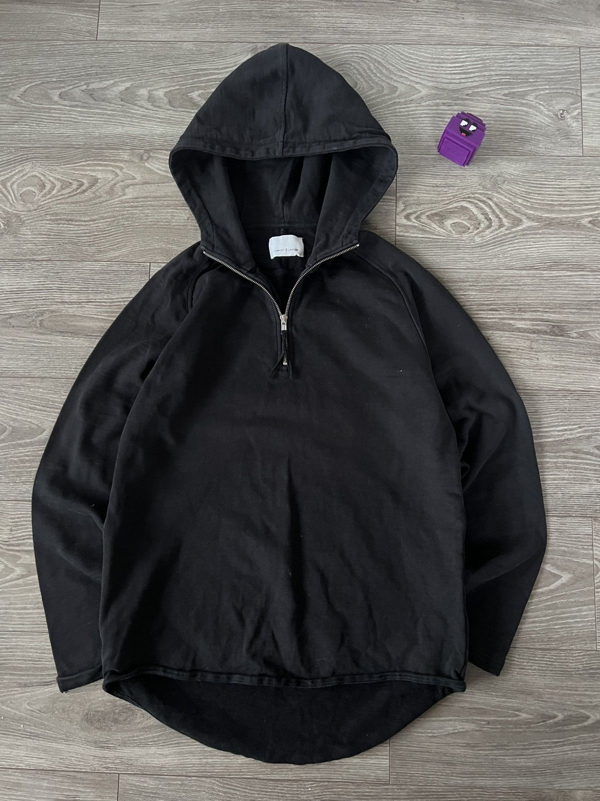 Samsoe Samsoe Samsoe Samsoe Avant Garde Men’s Cotton Hozier Zip Hoodie Size US L / EU 52-54 / 3 - 10 Thumbnail