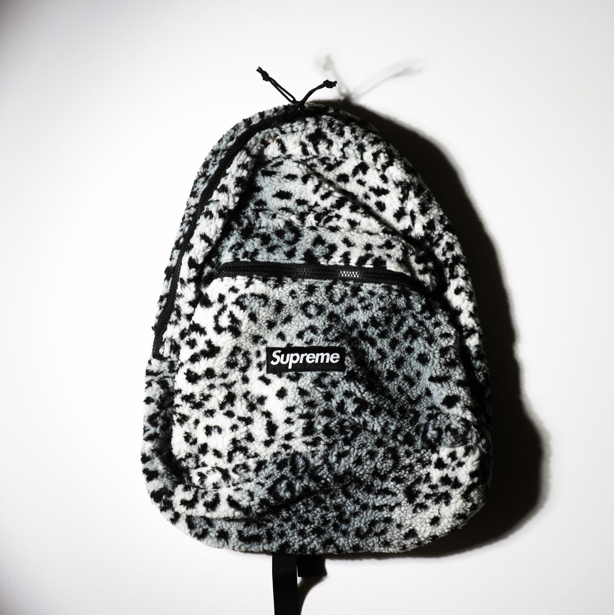 Supreme Leopard Fleece Backpack | Grailed