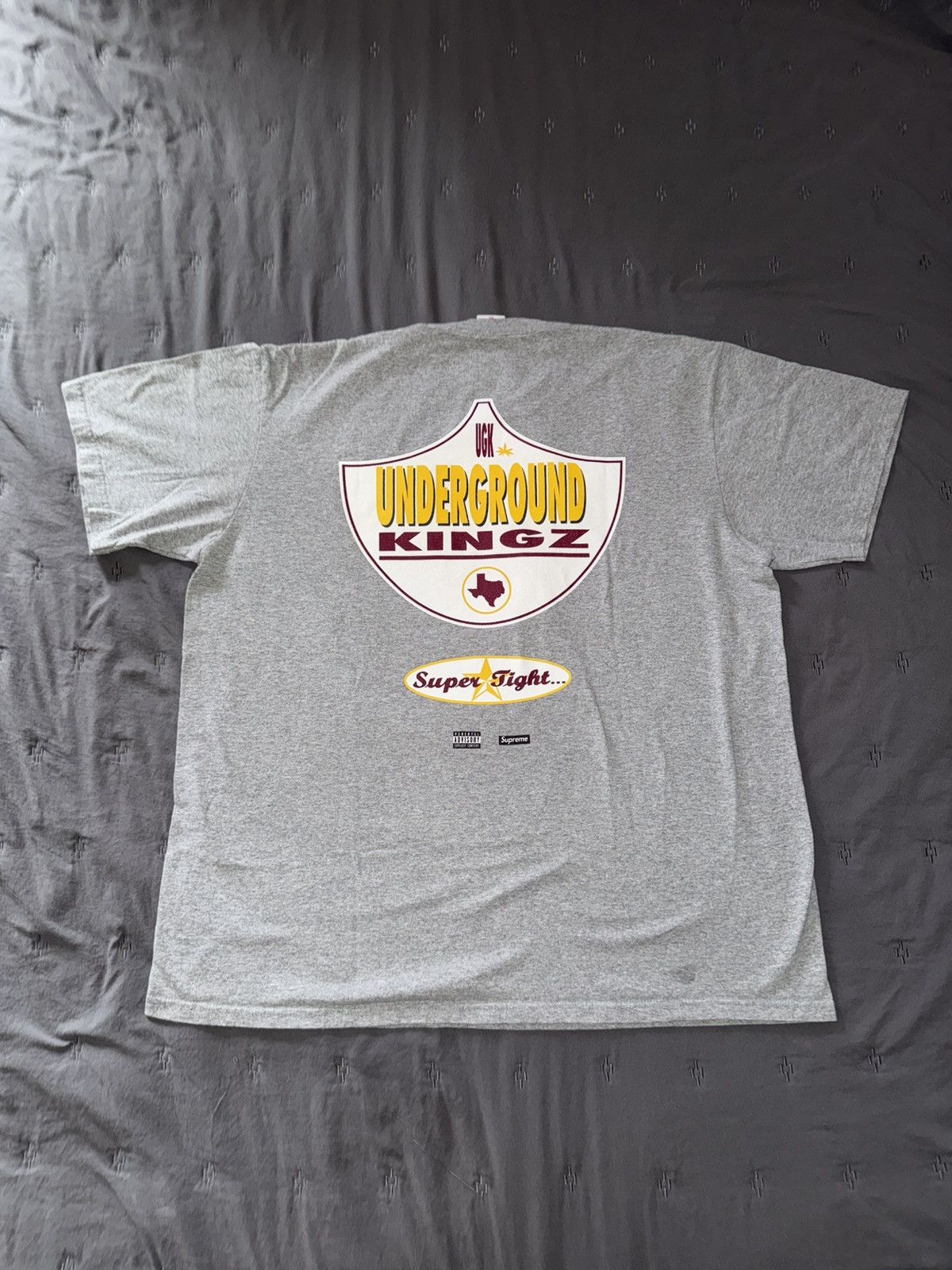 Supreme Supreme UGK Super Tight Tee Heather Grey Size US XL / EU 56 / 4 - 3 Thumbnail