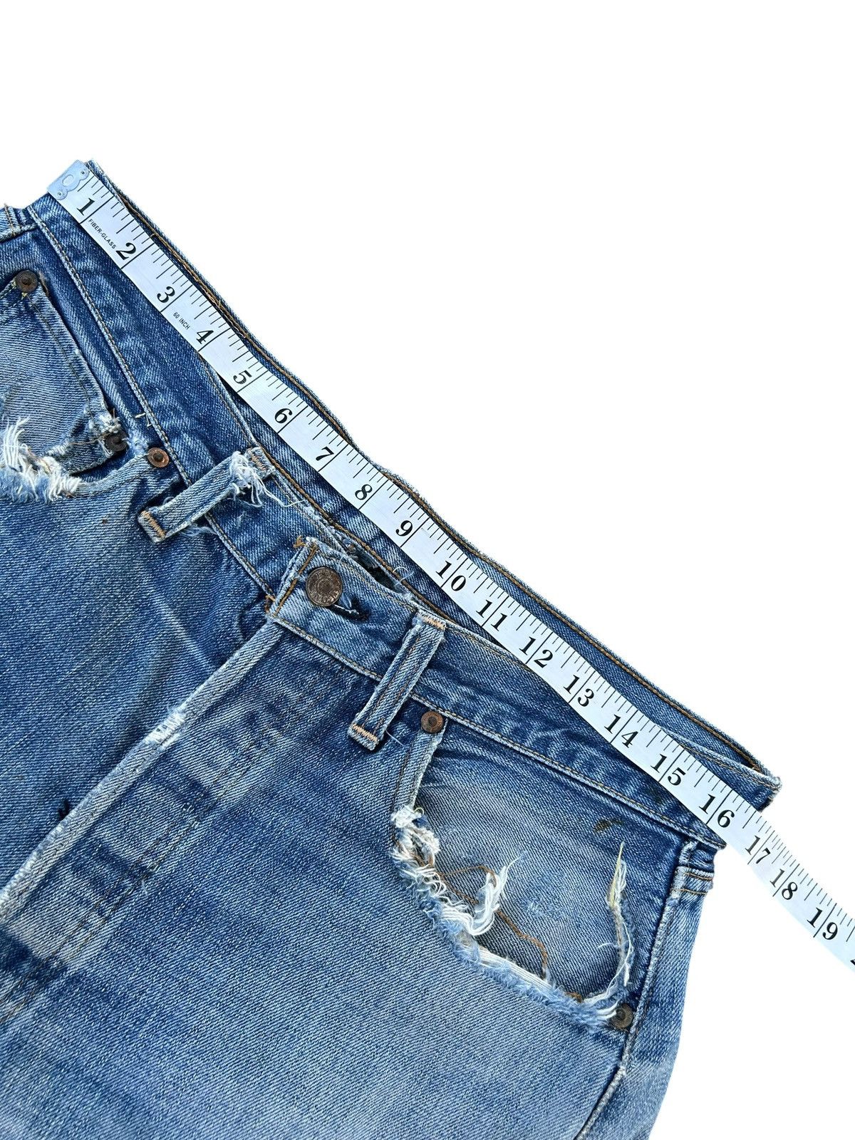 Levi's 60s-70s THRASHED Vintage Levis 6 Big E Denim Jeans Size US 33 - 20 Thumbnail