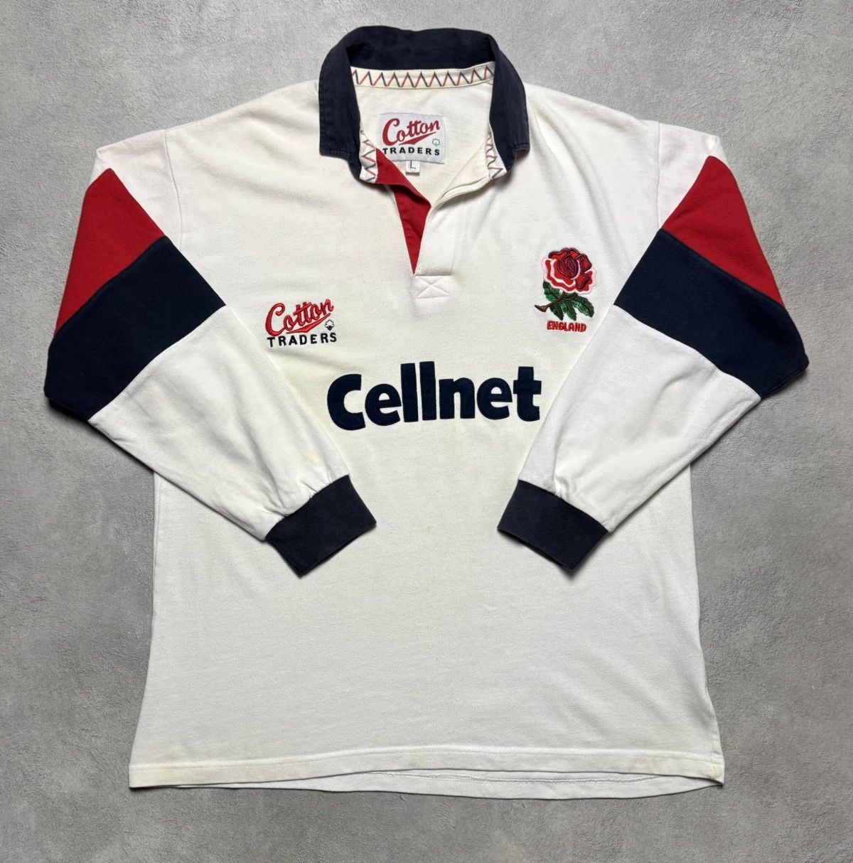 Cotton Traders England 1995 1996 Home Rugby Shirt Jersey Cotton Traders Size US L / EU 52-54 / 3 - 1 Thumbnail