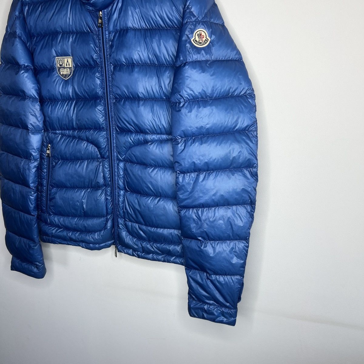 Moncler Moncler Puffer Goose Down Jacket Nylon Royal Blue Size US M / EU 48-50 / 2 - 2 Thumbnail