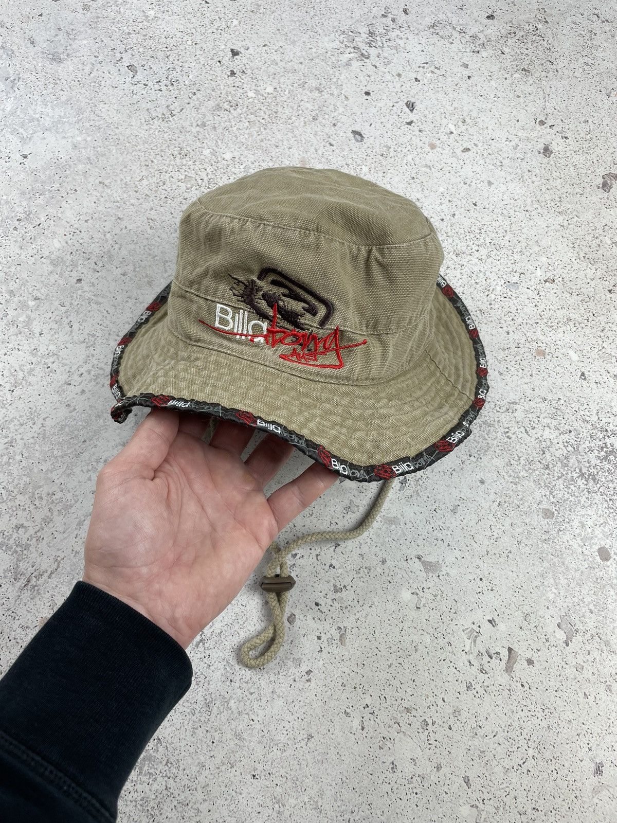 Billabong × Vintage Y2k Vintage Billabong Patchwork Japanese Bucket Hat Cap Size ONE SIZE - 1 Thumbnail