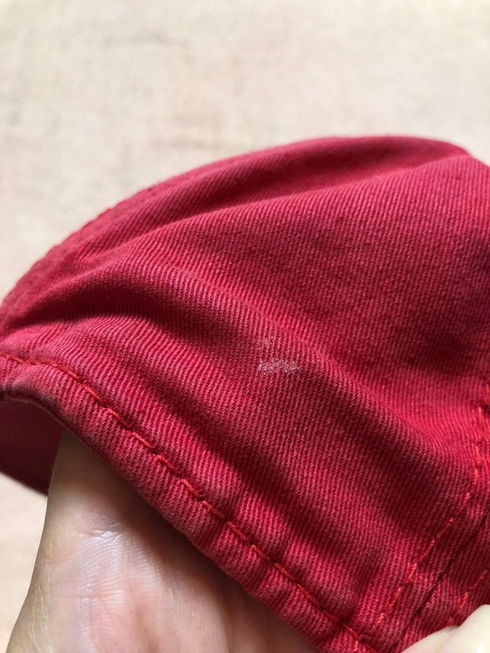No Fear No fear Hats red Cap big logo Y2K Vintage streetwear Size ONE SIZE - 5 Thumbnail