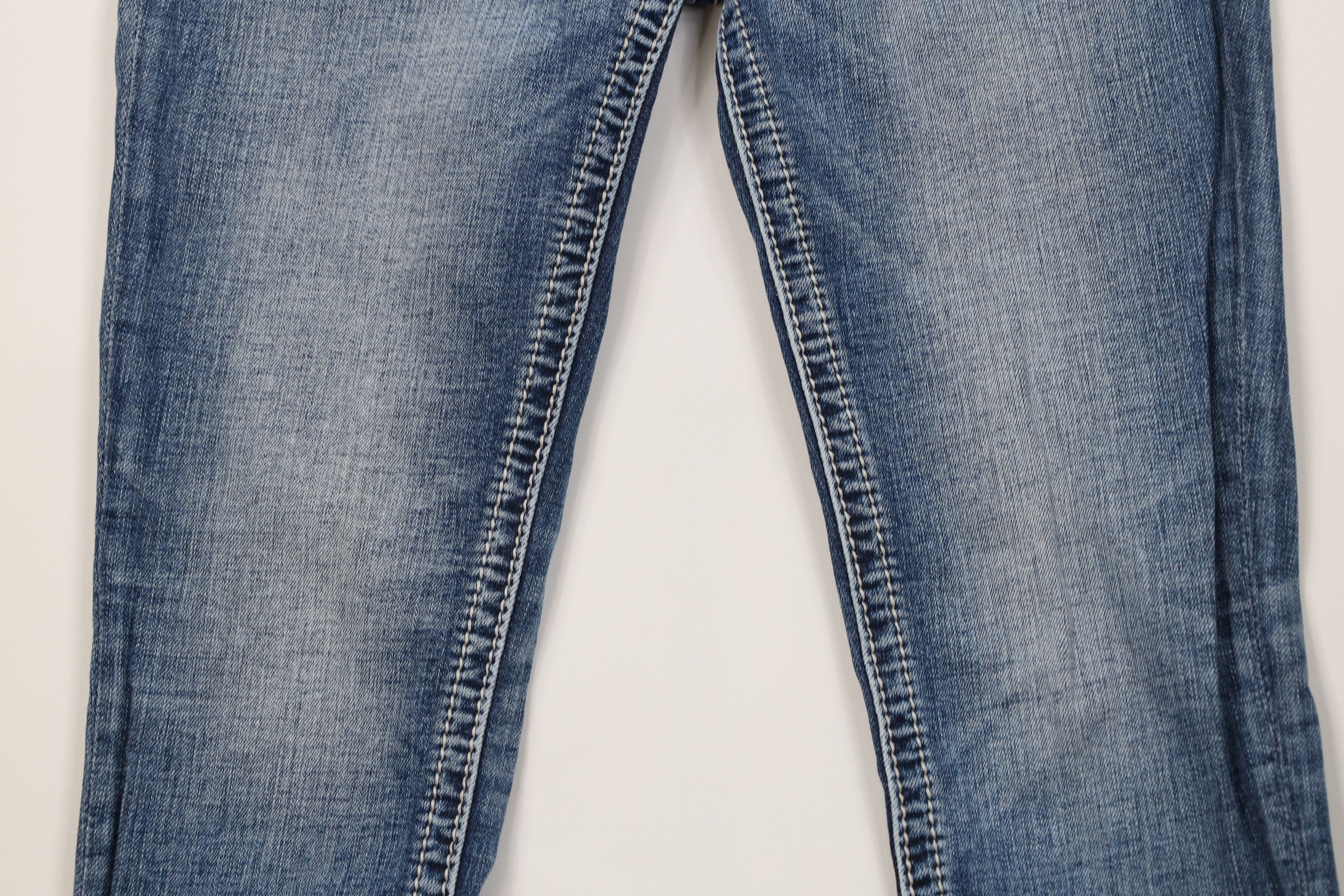 Miss Me Miss Me Stitch Jeweled Hailey Skinny Leg Denim Jeans Blue Size 29" - 3 Thumbnail