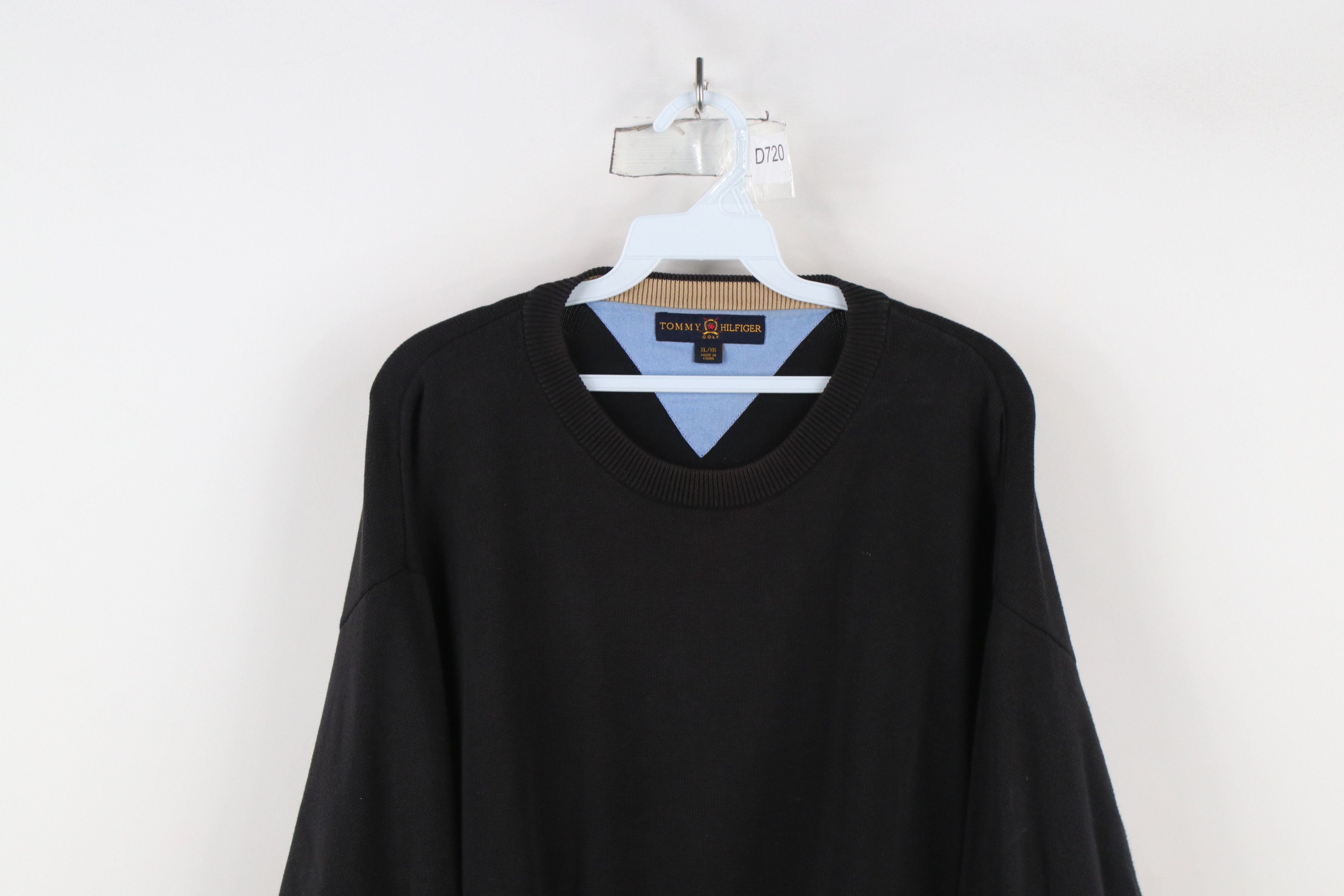 Tommy Hilfiger × Vintage Vintage 90s Tommy Hilfiger Golf Knit Crewneck Sweater Size US XL / EU 56 / 4 - 2 Thumbnail