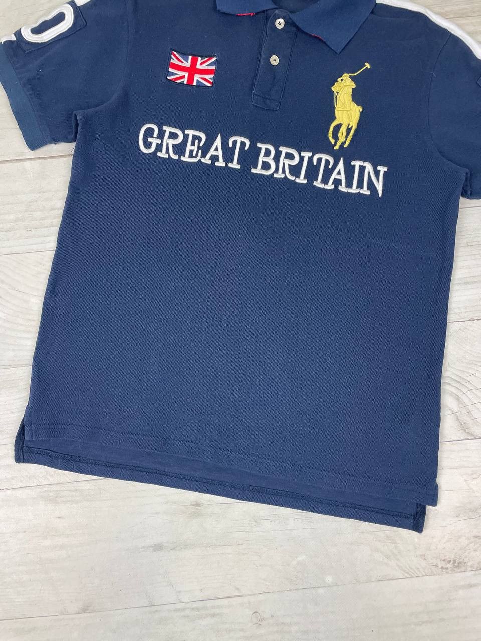 Polo Ralph Lauren Vintage Polo Ralph Lauren Great Britain GBR Rugby Polo Shirt Size US M / EU 48-50 / 2 - 3 Thumbnail