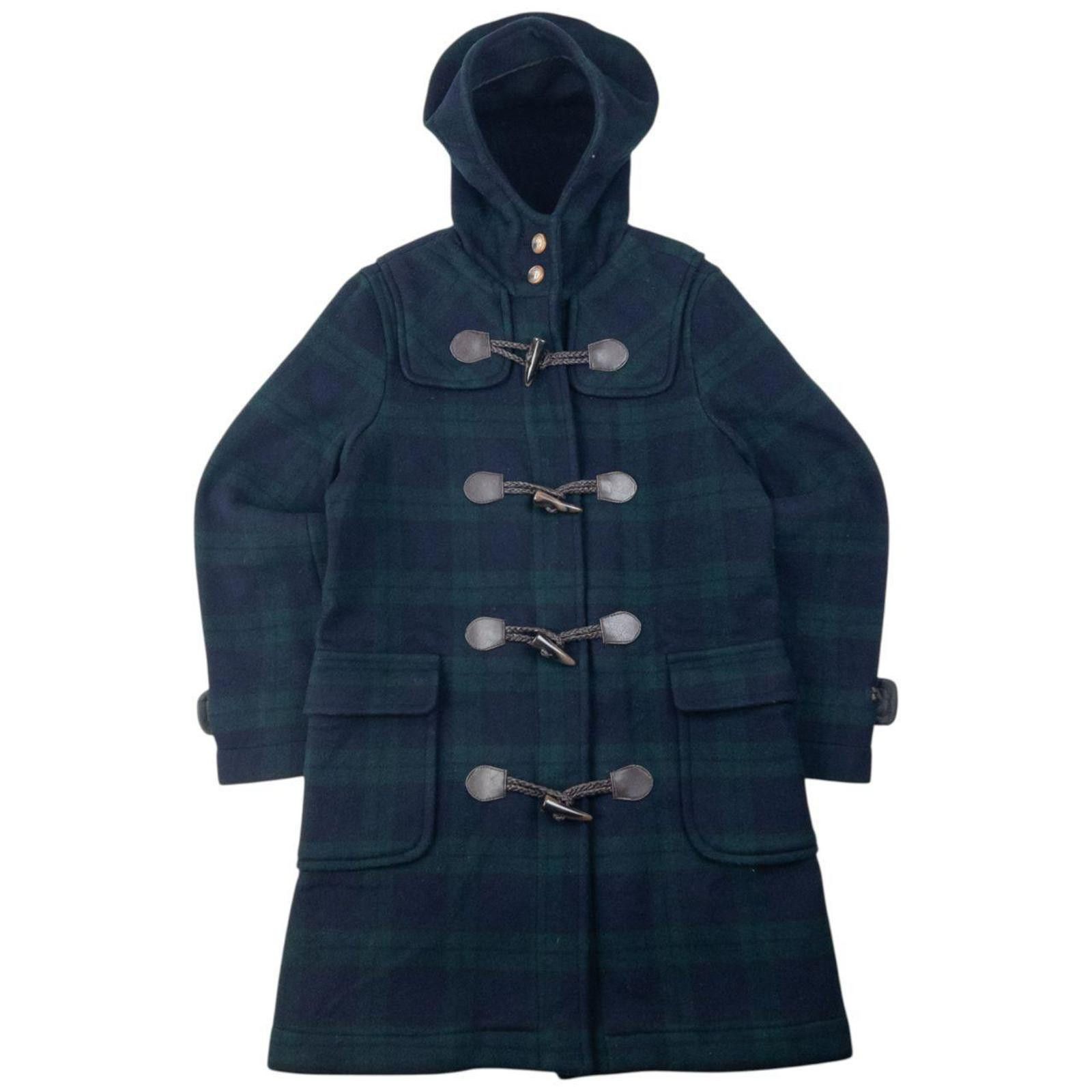 Burberry Vintage 2000s Burberry Nova Check Wool Duffle Jacket Size M Size US M / EU 48-50 / 2 - 1 Thumbnail