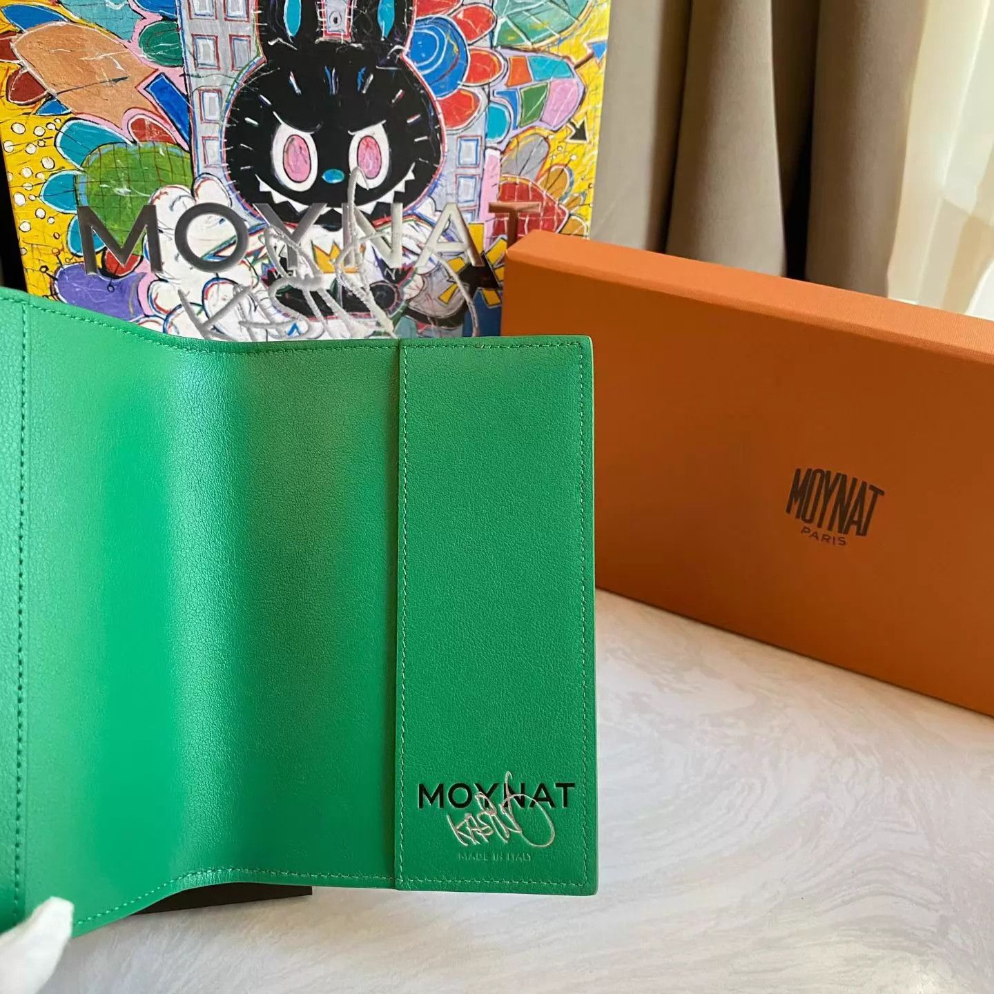 Moynat MOYNAT x Monet LE Passport Wallet Labubu Cartoon Box & Bag Size ONE SIZE - 6 Thumbnail