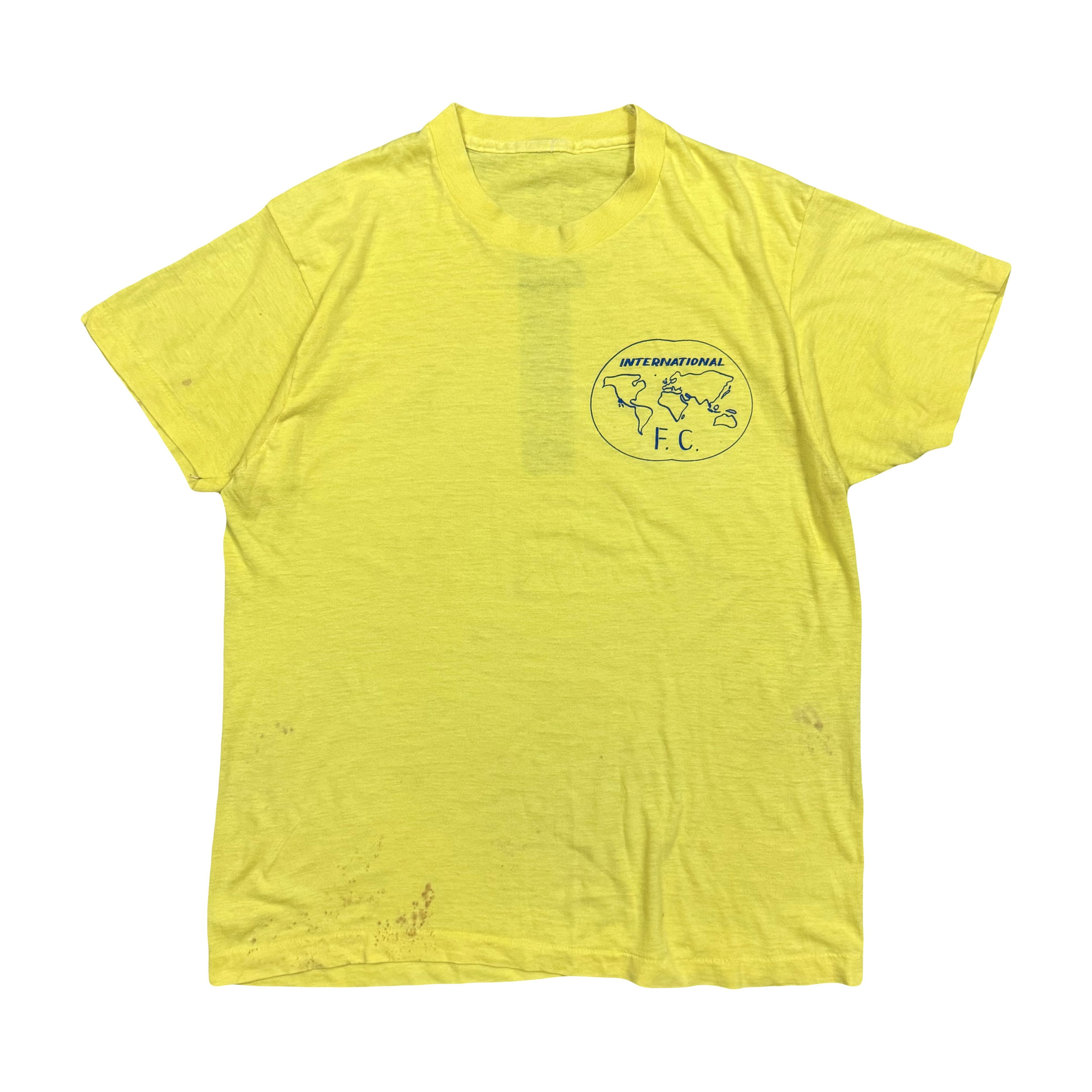 Vintage VTG 70s 80s International FC Soccer Team Goalkeeper T Shirt Size US M / EU 48-50 / 2 - 1 Thumbnail