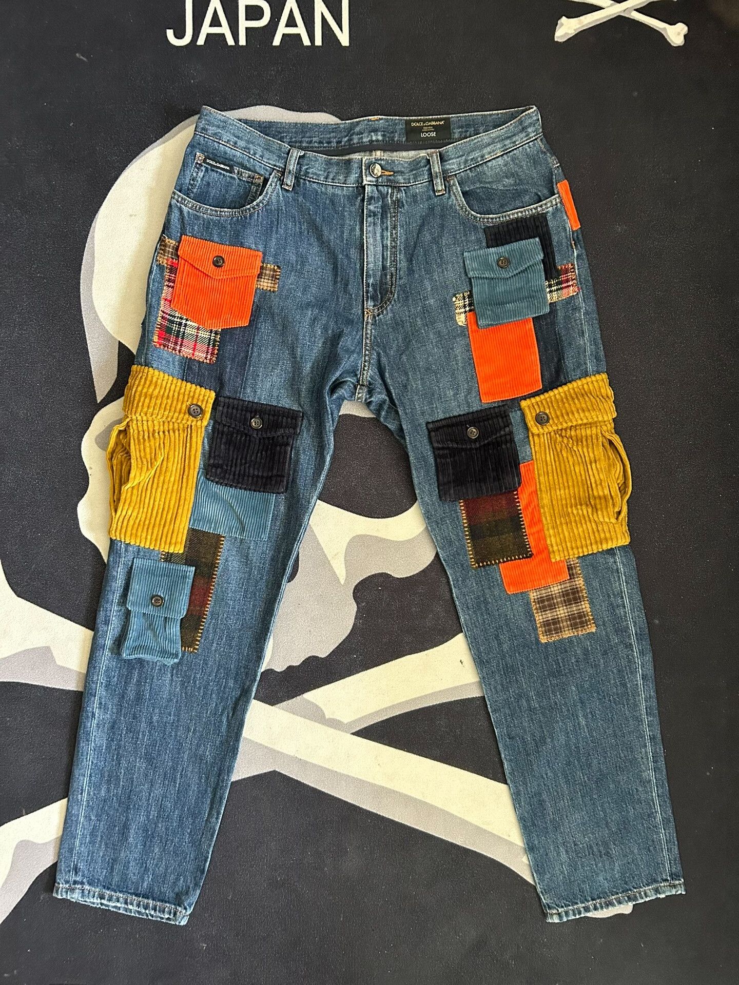 Dolce & Gabbana Dolce & Gabbana Patchwork Denim Pants Size US 34 / EU 50 - 1 Thumbnail
