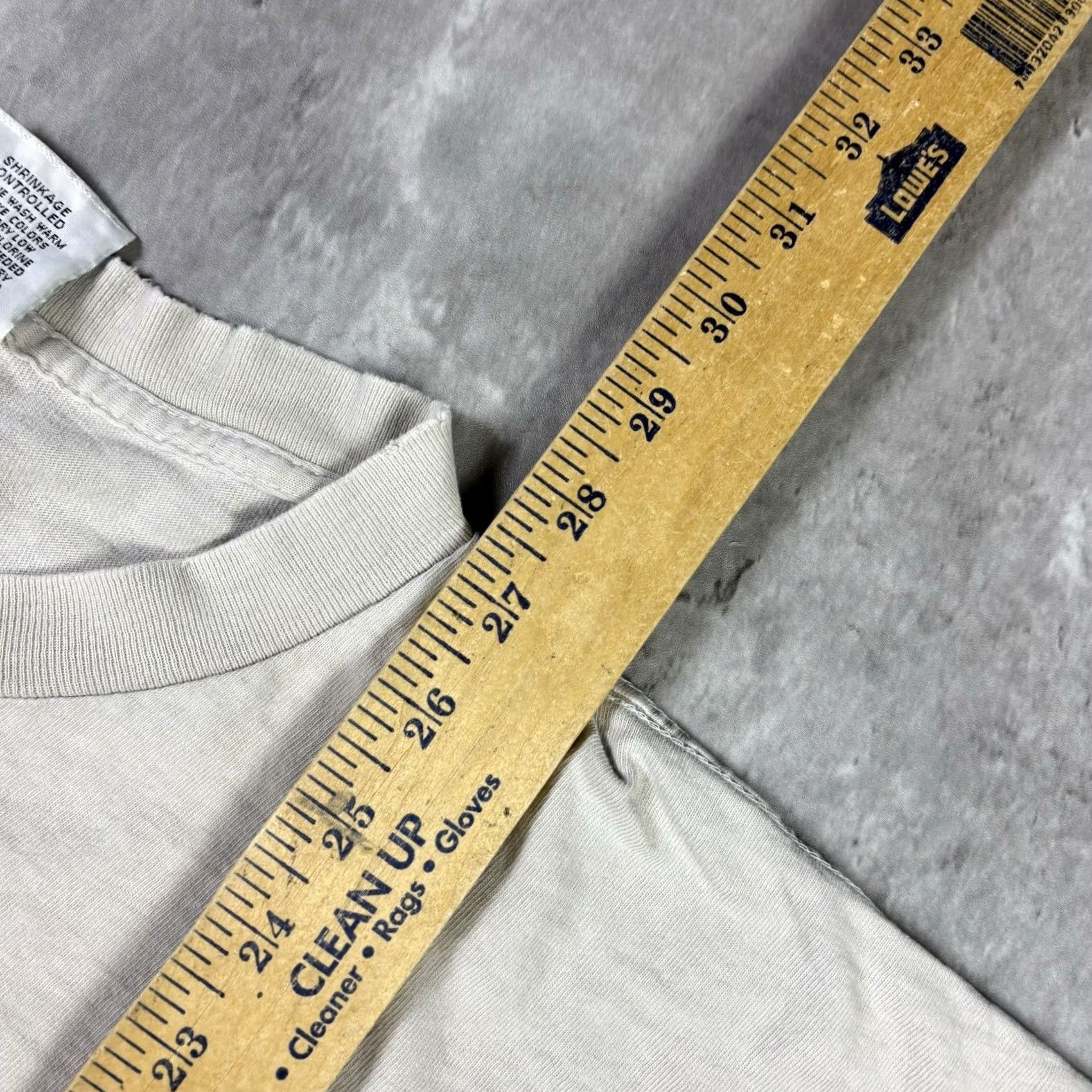 Lee VINTAGE Lee T-Shirt Men XL White 90s Distressed Crew Neck Short Sleeve Cotton Thrashing Adventure Time Stitch Size US XL / EU 56 / 4 - 4 Thumbnail