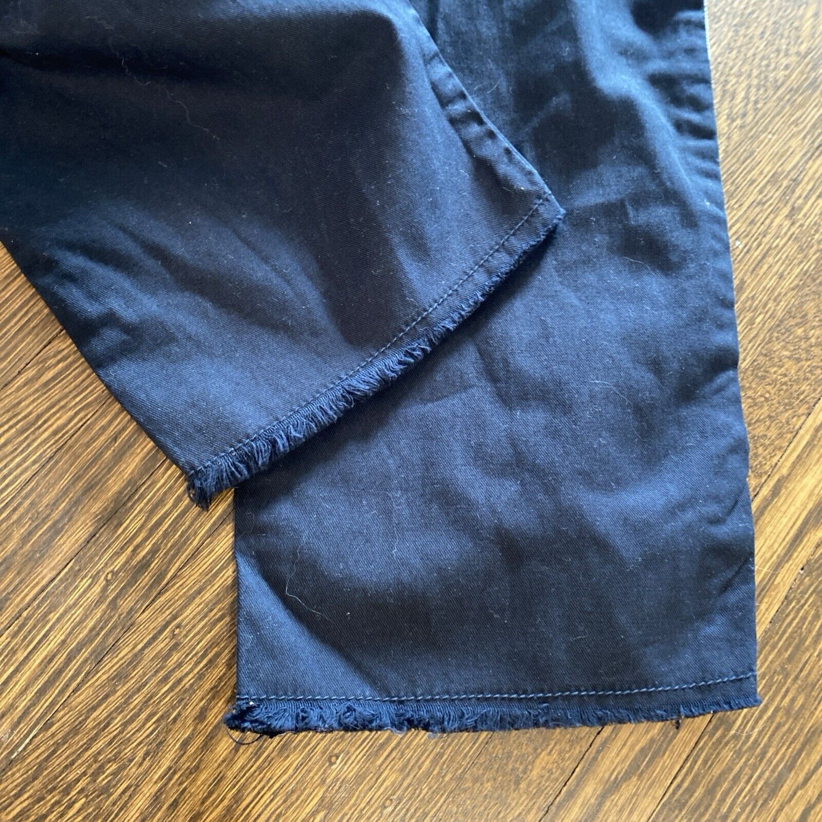 Sundry NEW SUNDRY Anthropologie Stripe Roll Up Trouser Navy NWT 24 Size 24" / US 00 / IT 34 - 9 Thumbnail
