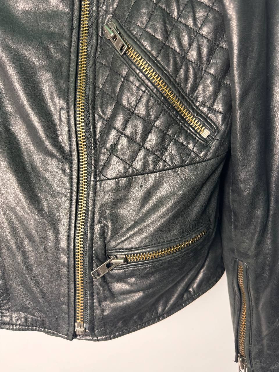 The Kooples Vintage streetwear designer The Kooples Leather Jacket Size L / US 10 / IT 46 - 9 Thumbnail