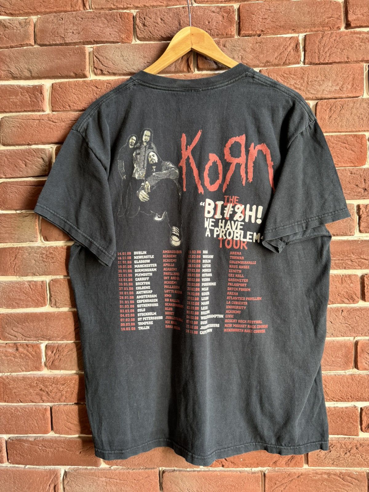 Band Tees Vintage Korn We have problem Nu Metal Band 00s T-Shirt y2k Size US L / EU 52-54 / 3 - 2 Thumbnail