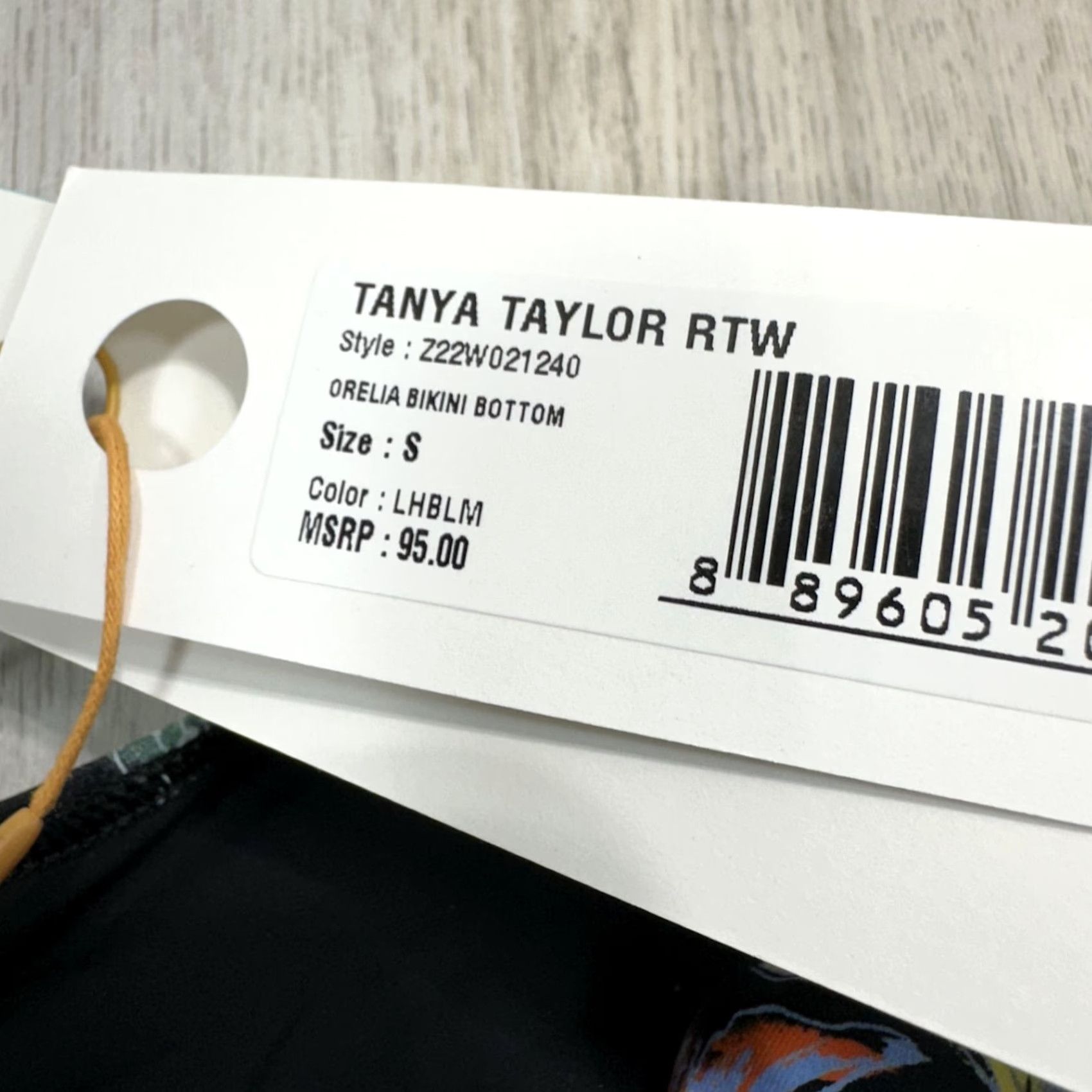 Tanya Taylor Tanya Taylor Swim Orelia Bikini Bottom Black S NWT MSRP 95 Women Recycled Polyamide Bikini Bottom Size 28" / US 6 / IT 42 - 4 Thumbnail