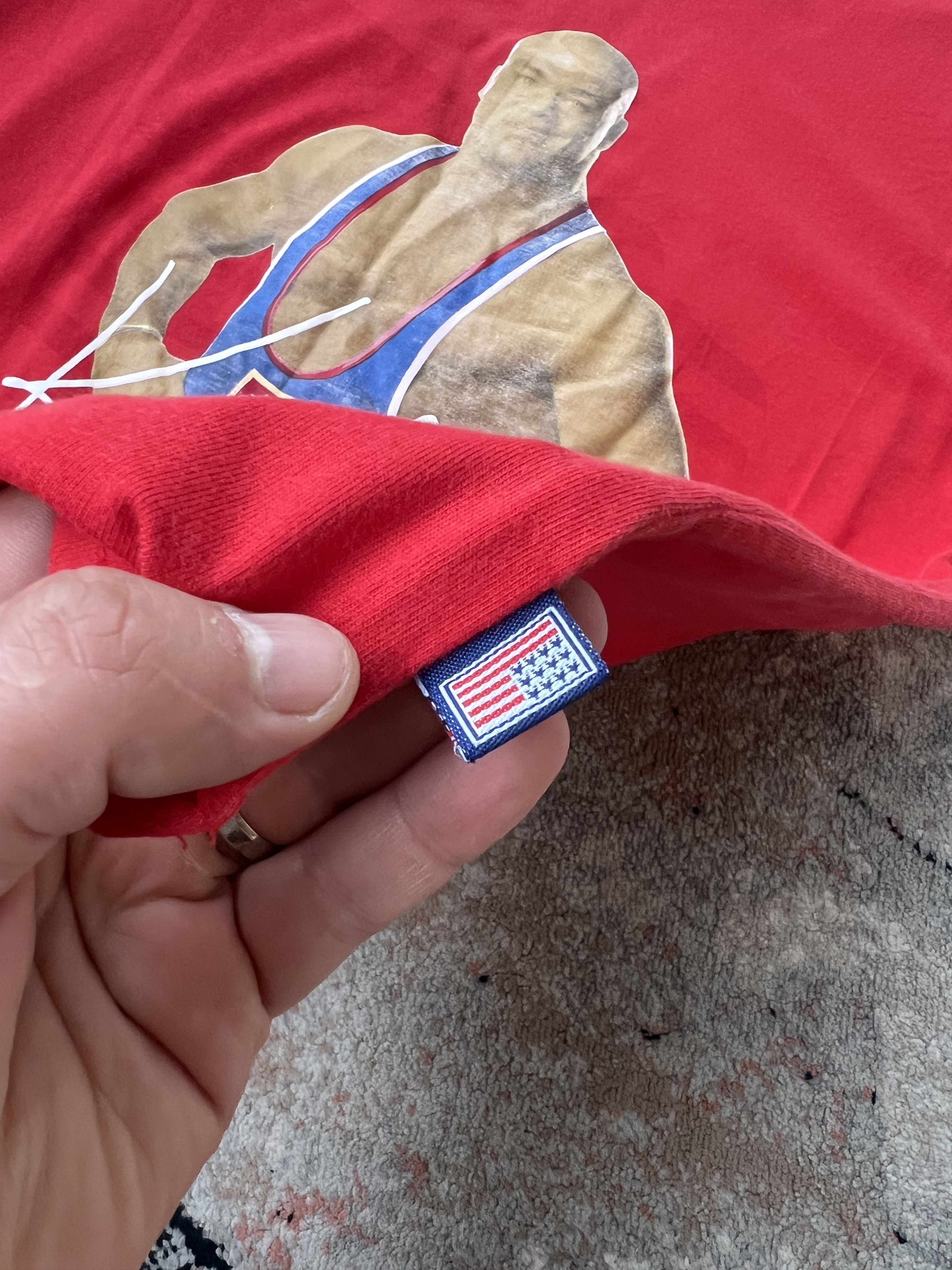 Vintage × WWE × WWF WWE Vintage Kurt Angle Tee Size US XL / EU 56 / 4 - 5 Thumbnail