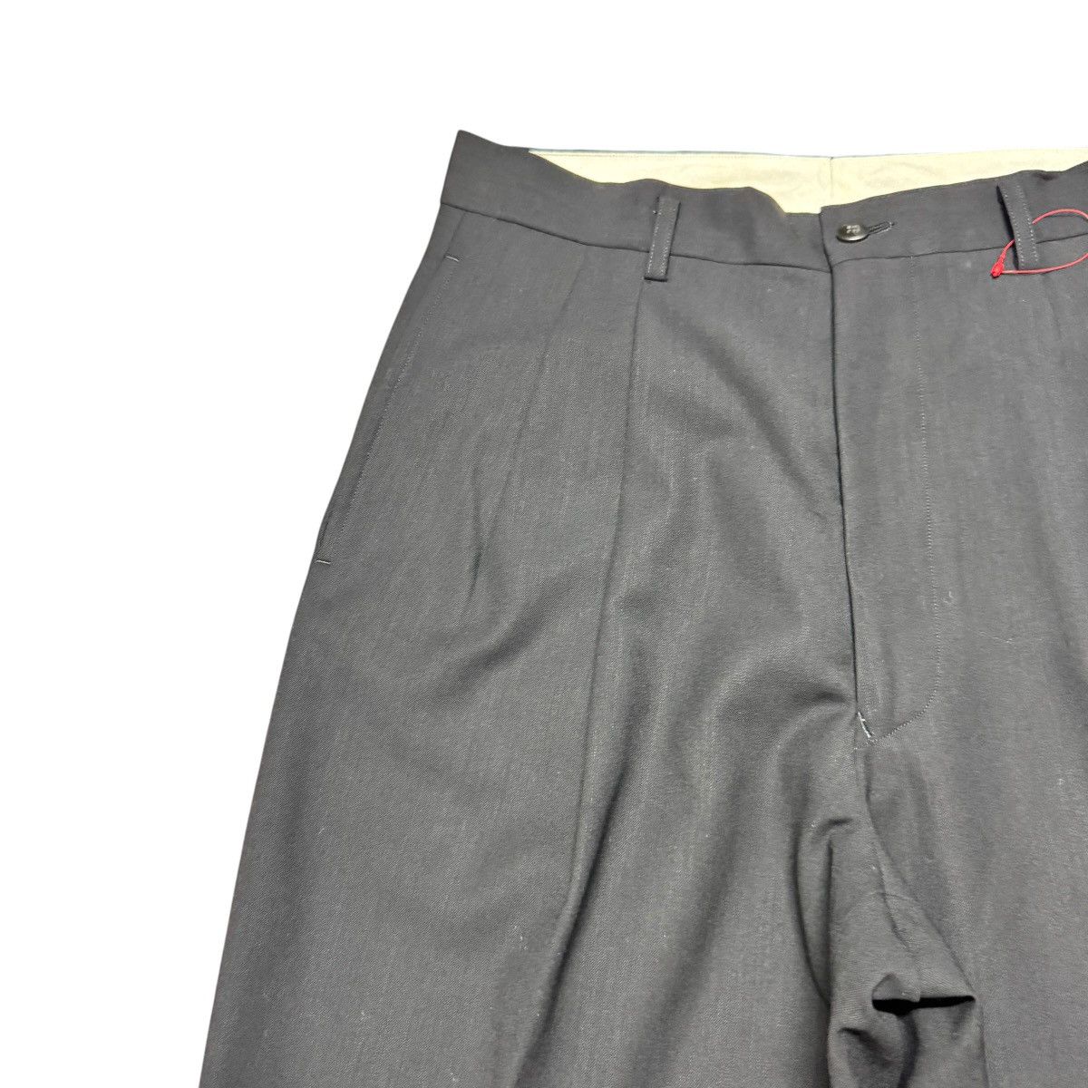 Giuliano Fujiwara Giuliano Fujiwara Wool Pleated Pants Black Size US 31 - 4 Thumbnail