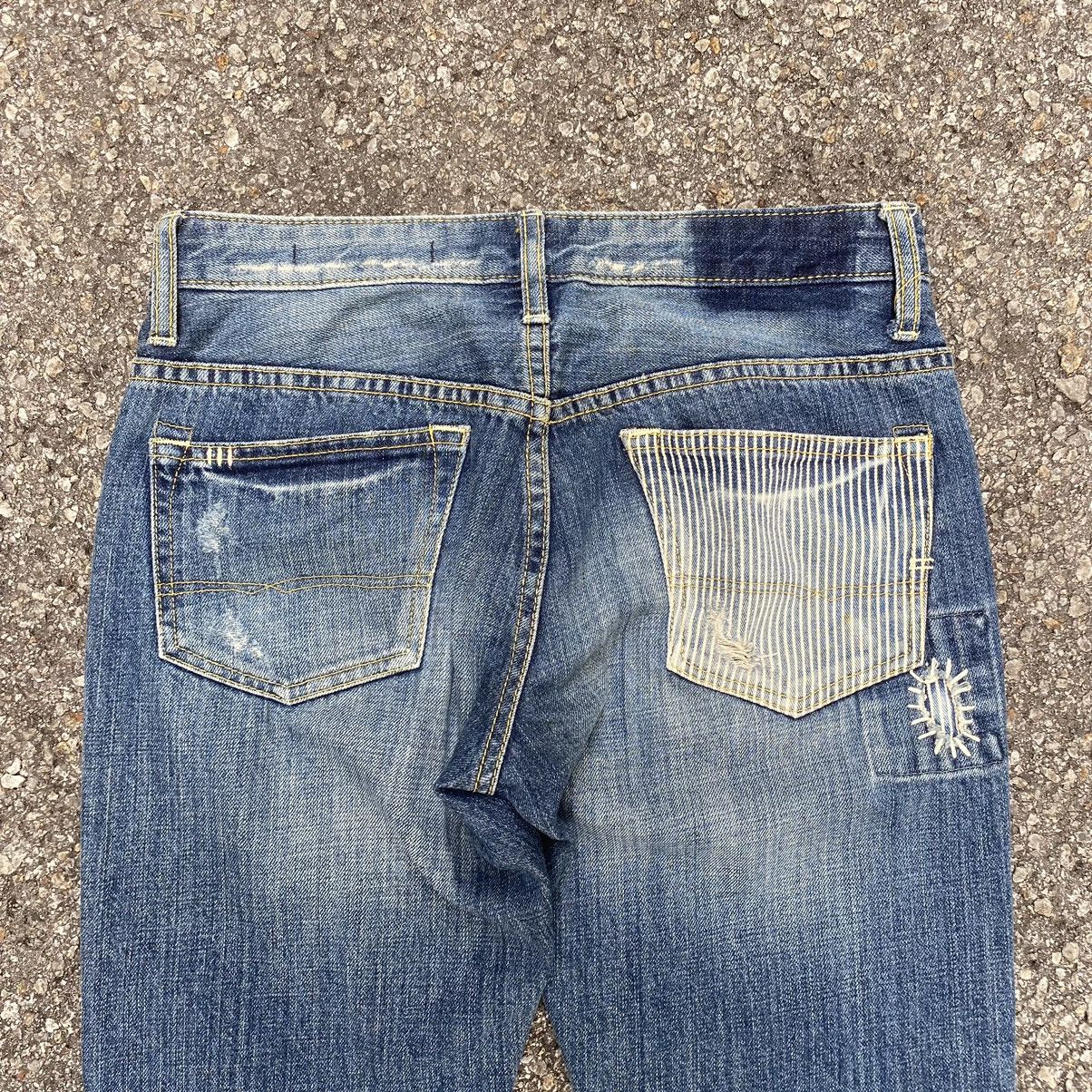 Hysteric Glamour Patched Jeans Vintage Japanese Punk Grunge Style Size US 30 / EU 46 - 10 Thumbnail