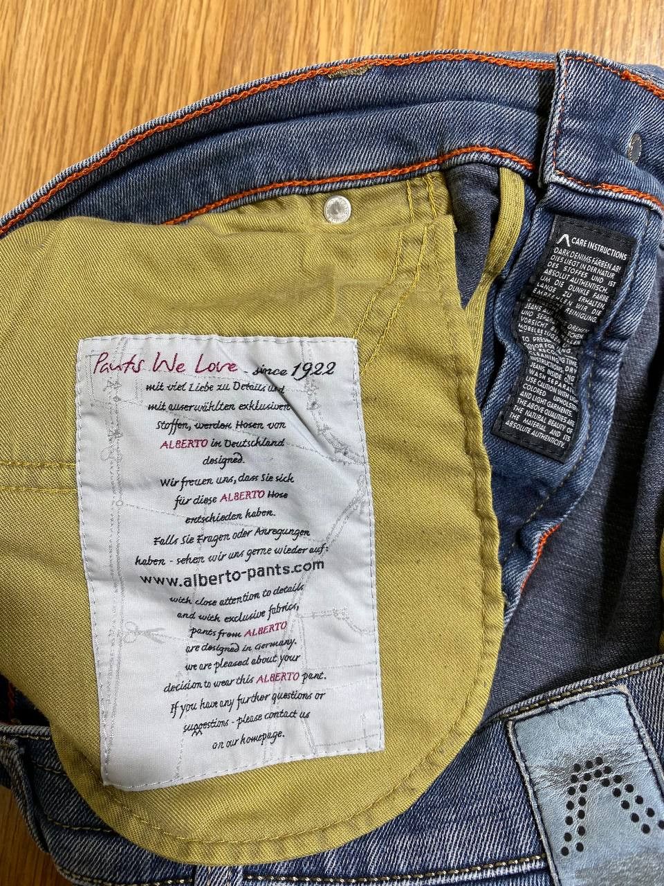 Alberto Vintage 90s Alberto Gang Baggy Jeans Size US 35 - 2 Thumbnail