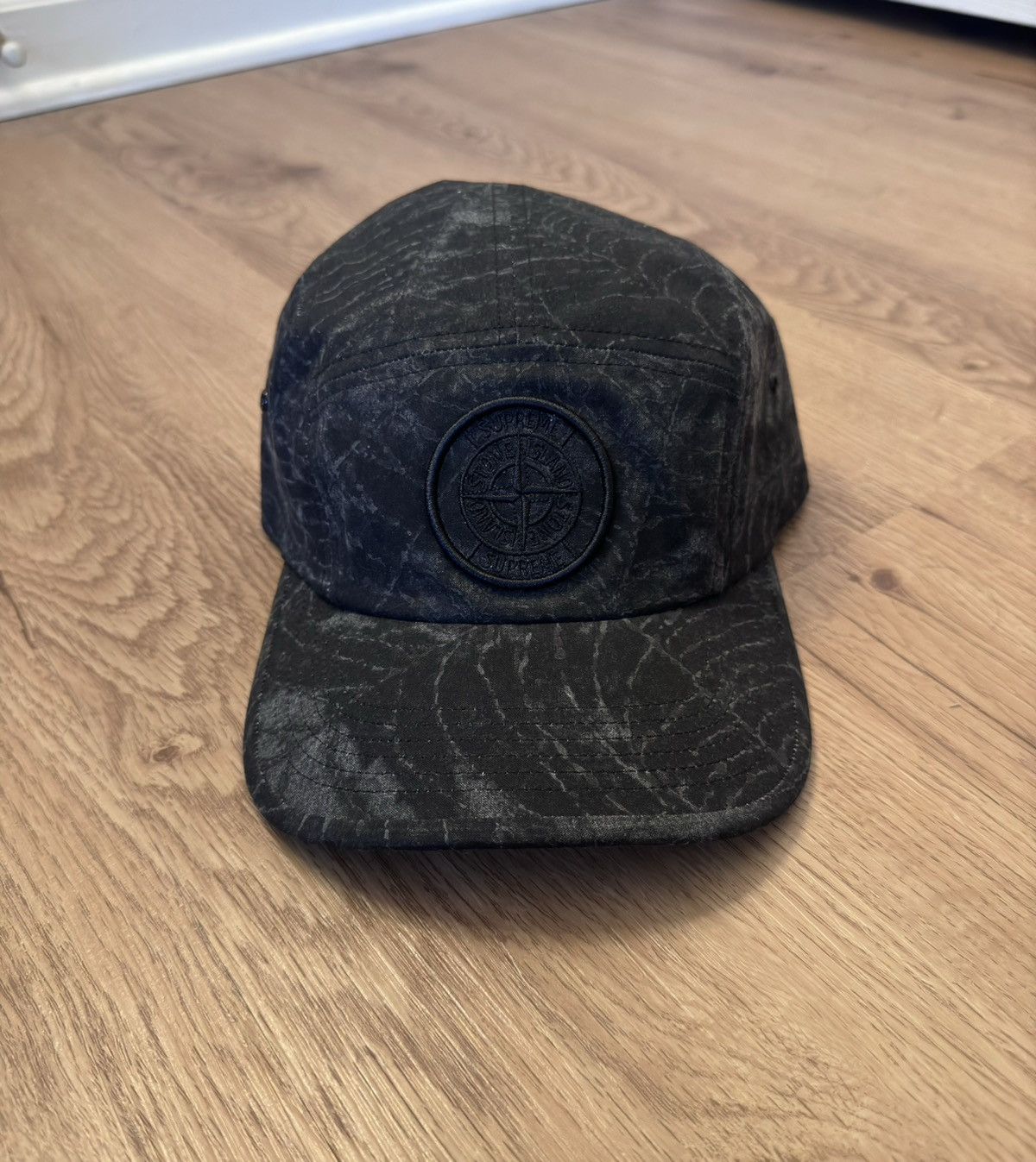 Supreme Supreme Stone Island Camp Cap FW23 in Black | Grailed