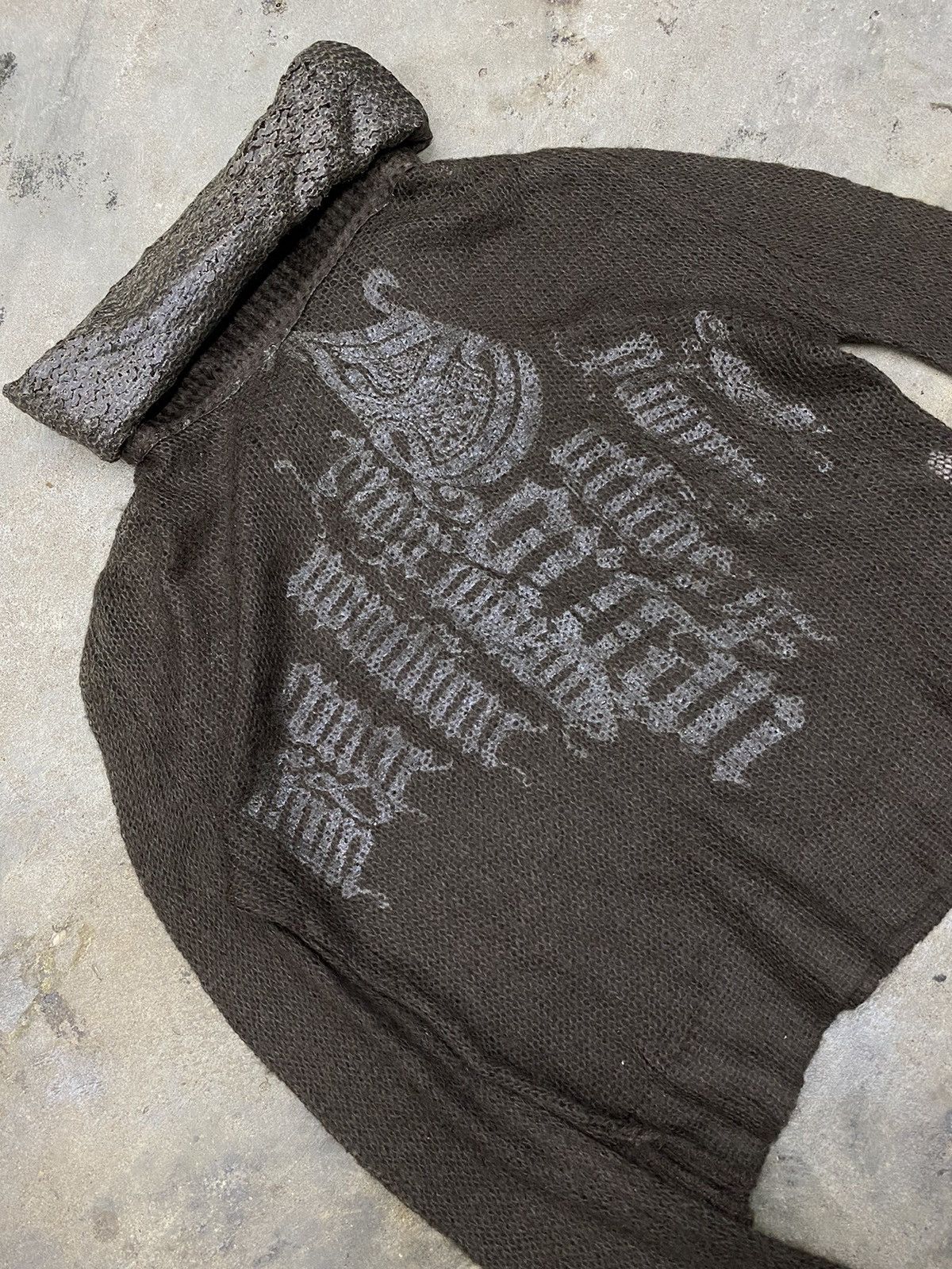 If Six Was Nine × Japanese Brand numbernine style open knit GFFERRE grunge gothic style Size S / US 4 / IT 40 - 6 Thumbnail