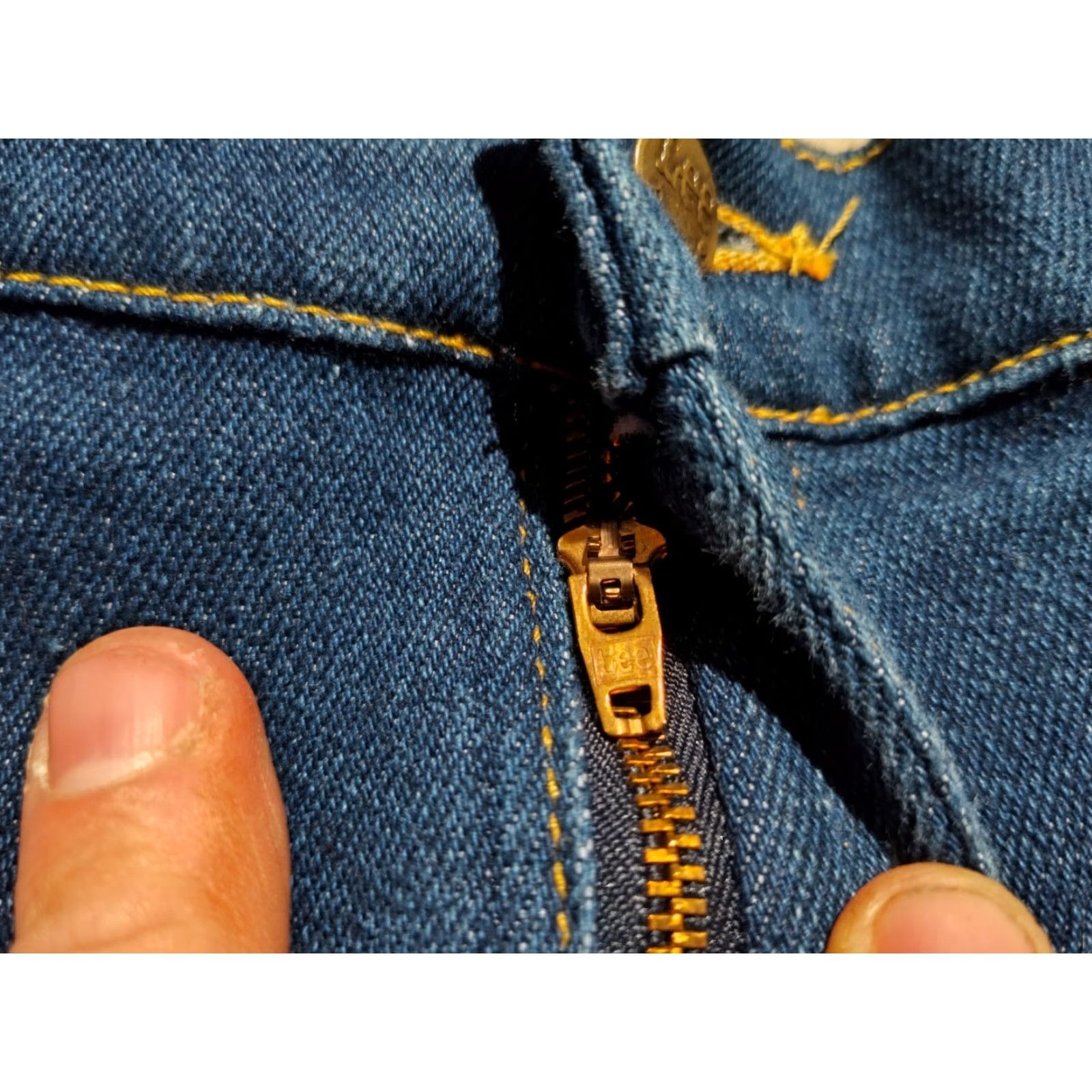Vintage Vtg Lee Riders High Waisted Straight Leg Jeans Women's 18 Pet USA Union Made EUC Size 40" / US 18 - 6 Thumbnail