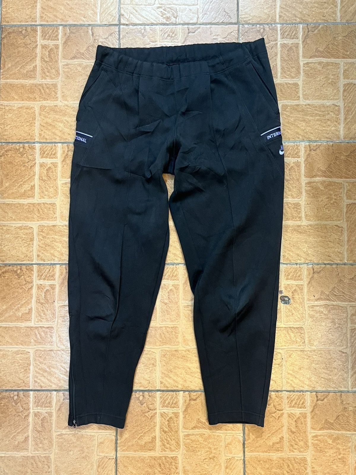 Nike Nike 80-90s japan vintage retro slim track pant purple logo Size US 32 / EU 48 - 3 Thumbnail