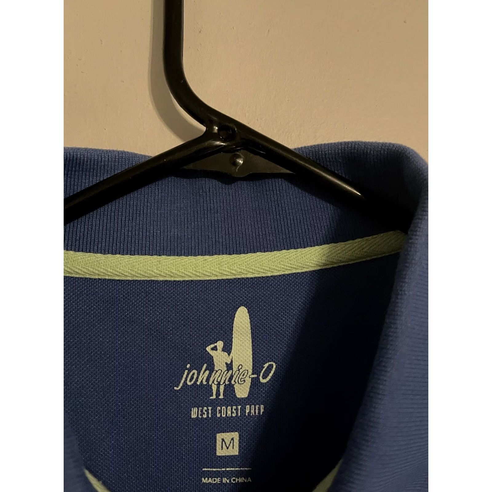 johnnie-O johnnie-O Polo Shirt Men's Medium Blue Golf Prep-Formance Riptide S/S Size US M / EU 48-50 / 2 - 3 Thumbnail