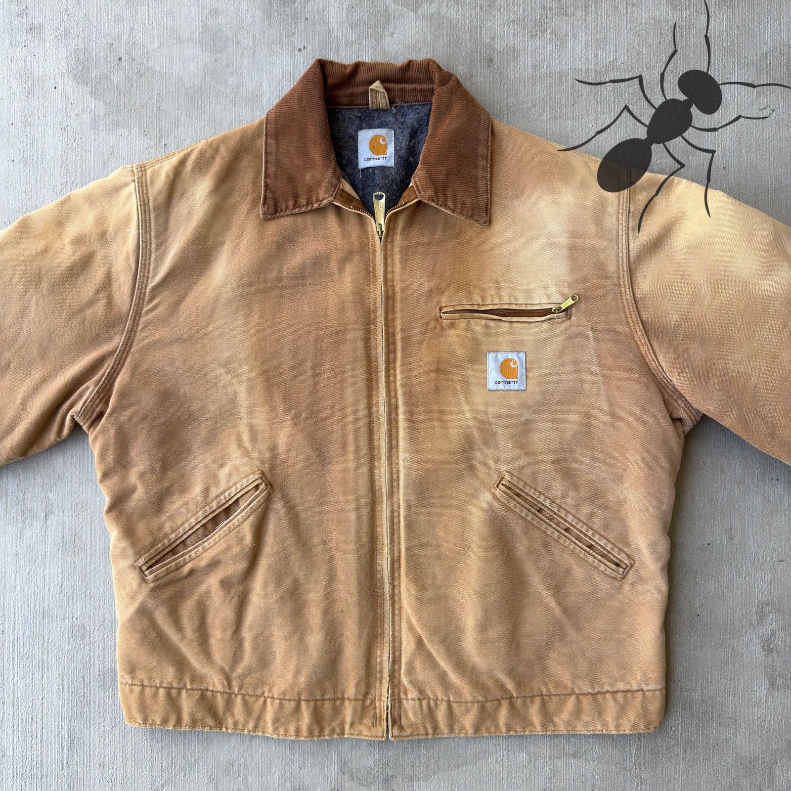 Carhartt × Vintage Carhartt brown Detroit work wear jacket Size US L / EU 52-54 / 3 - 3 Thumbnail