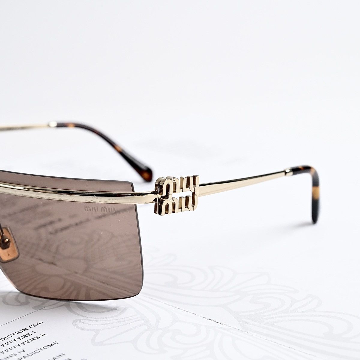 Miu Miu MIU MIU 0MU 50ZS SUNGLASSES Size ONE SIZE - 3 Thumbnail