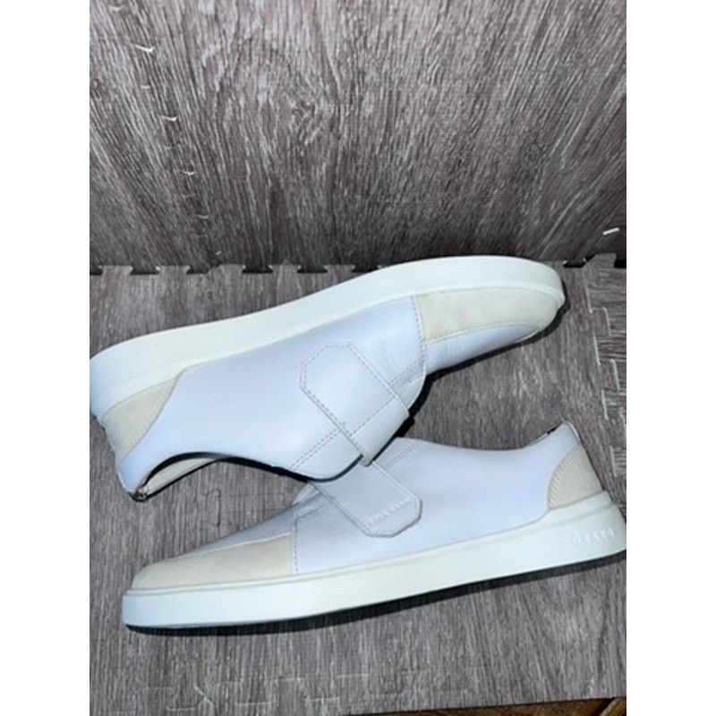 Cole Haan Cole Haan Men's White Leather Monk Strap Sneakers Size 9.5 Size US 9.5 / EU 42-43 - 6 Thumbnail