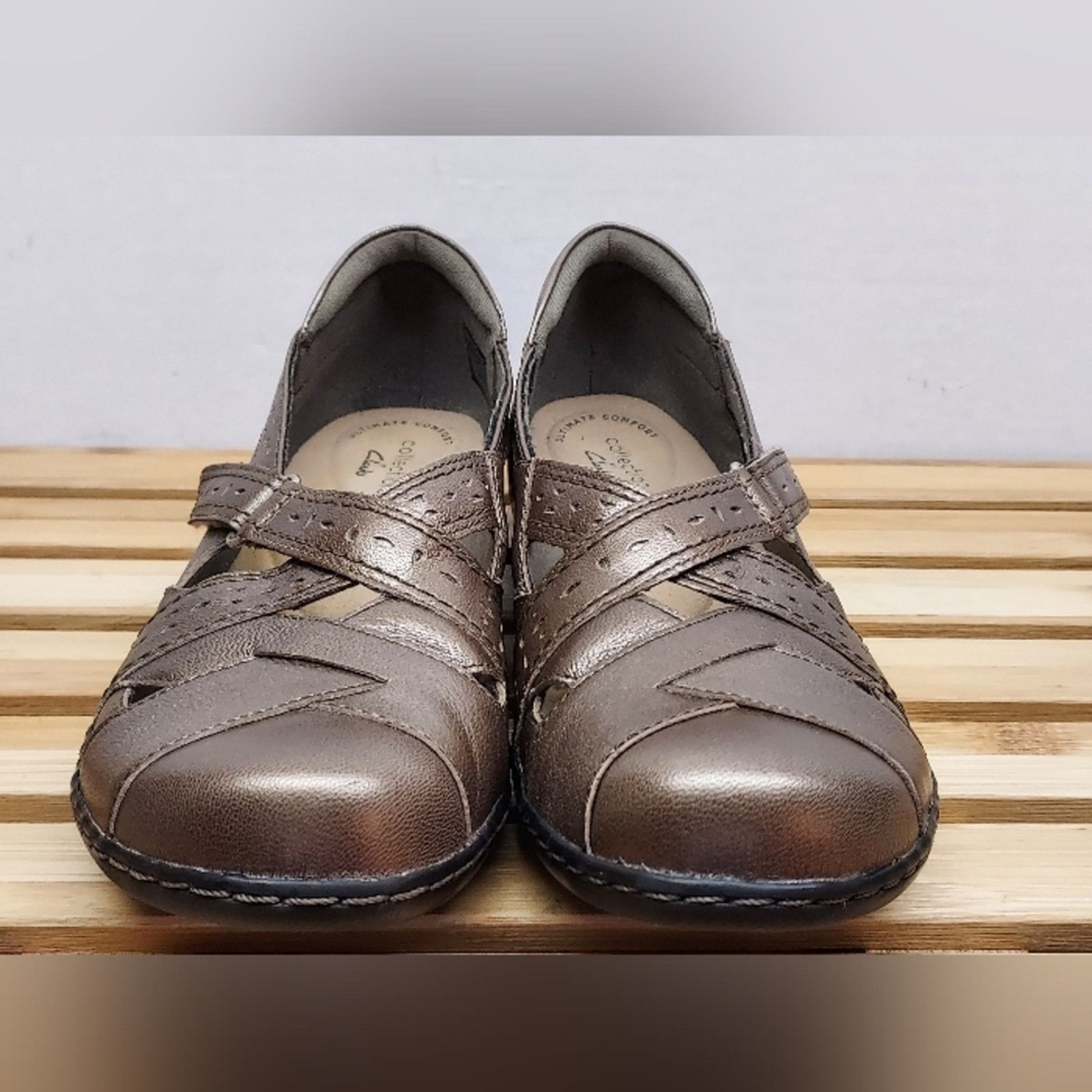 Clarks Clarks Womens | Bronze | Ashland Spin Shoes Size 9.5 Size US 9.5 / IT 39.5 - 5 Thumbnail