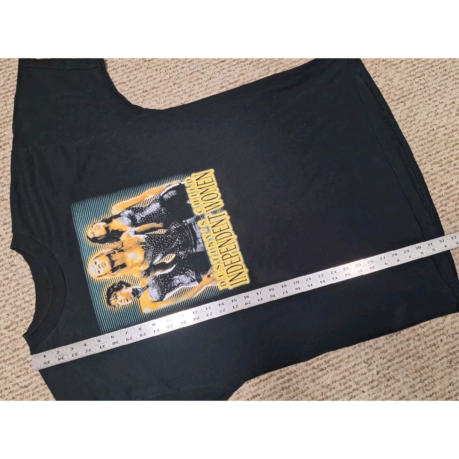 Fruit Of The Loom VINTAGE Destiny's Child Independent Rap Tour Beyonce Concert Band Shirt XL Size US XL / EU 56 / 4 - 5 Thumbnail