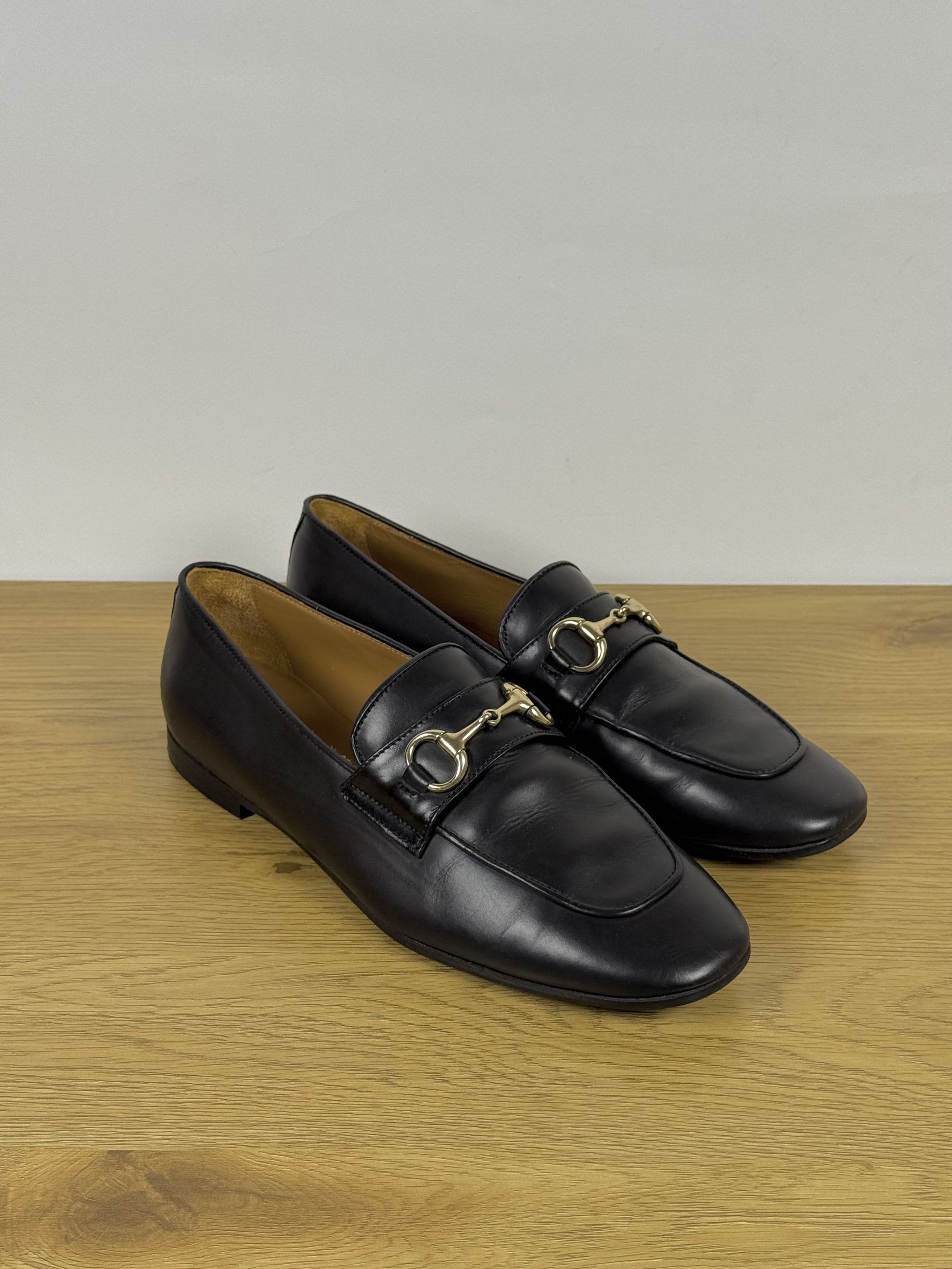 Other Women's Day Horsebit Black Leather Loafers EU40 Size US 10 / IT 40 - 4 Thumbnail