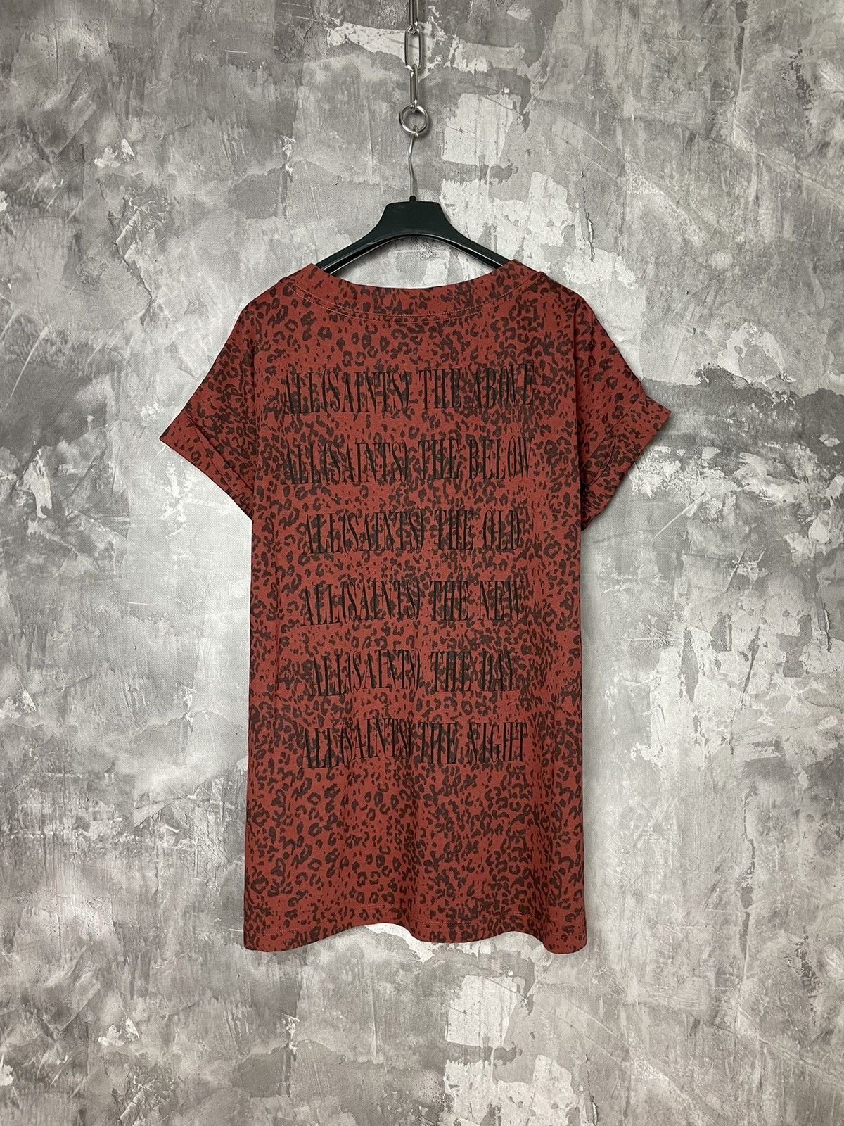 Allsaints × Vintage AllSaints Brackets Leo Logo Regular-fit T-Shirt - Vintage Size M / US 6-8 / IT 42-44 - 8 Thumbnail