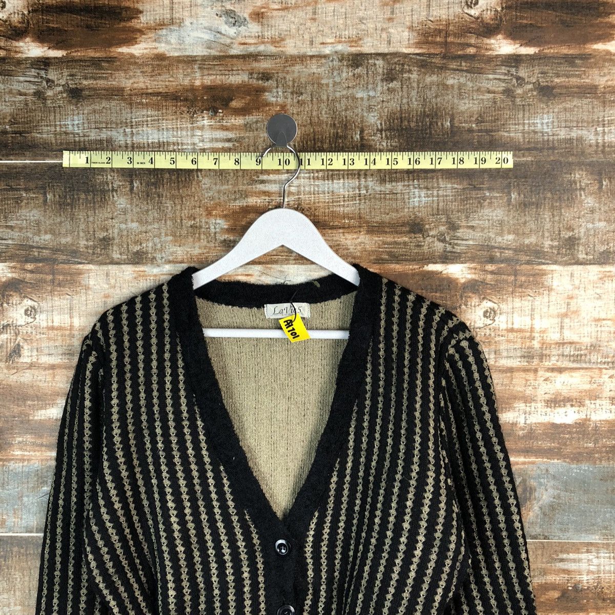 Homespun Knitwear × Japanese Brand La Vies Black Cardigan Knitwear #A1701 Size M / US 6-8 / IT 42-44 - 4 Thumbnail