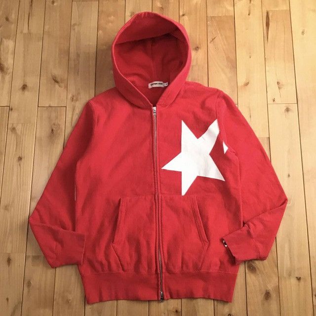 Bape GIANT BAPE STA Zip Hoodie a bathing ape star NIGO Size US M / EU 48-50 / 2 - 2 Thumbnail